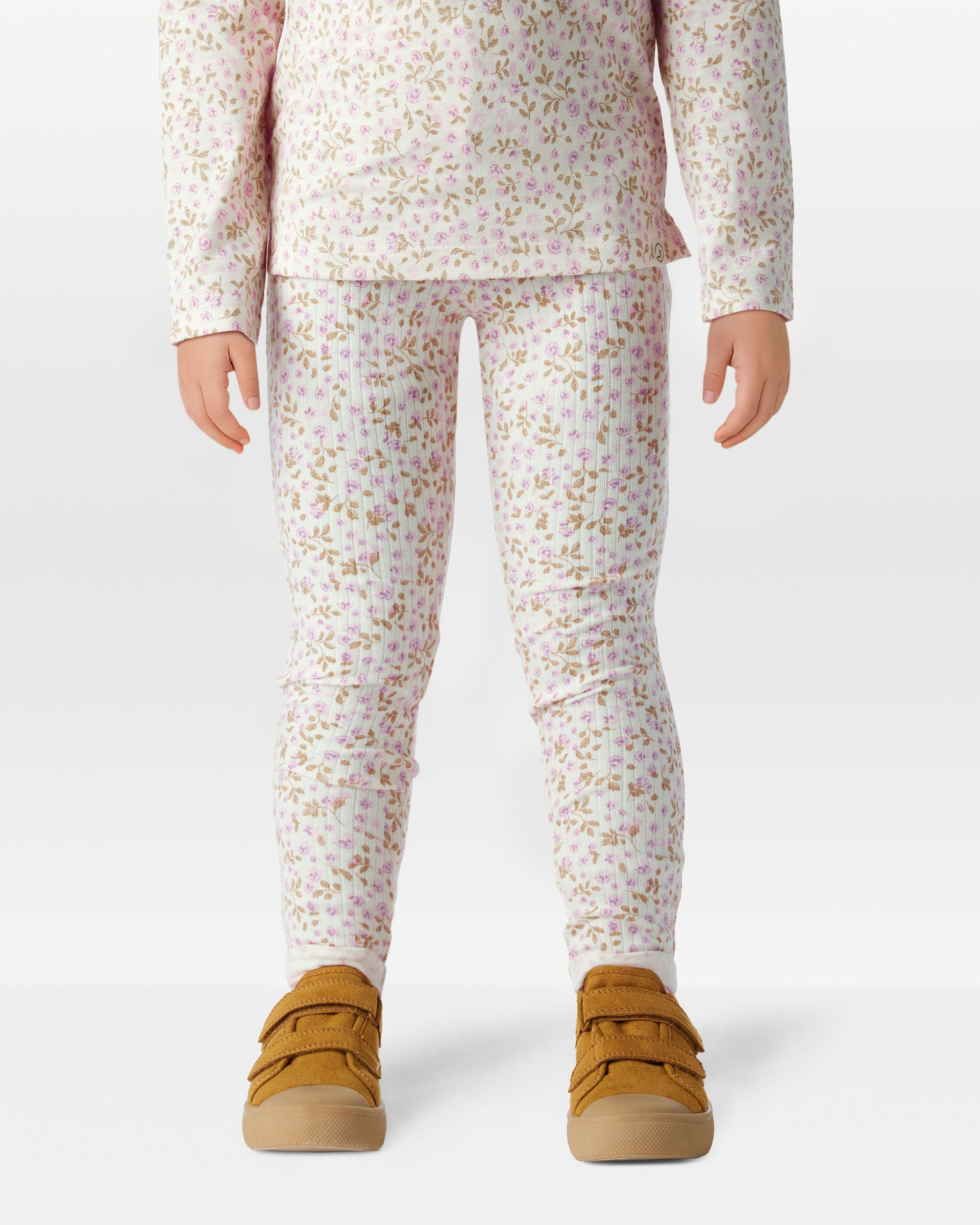 Toddler Girl 2-Pack Organic Cotton Rib Leggings