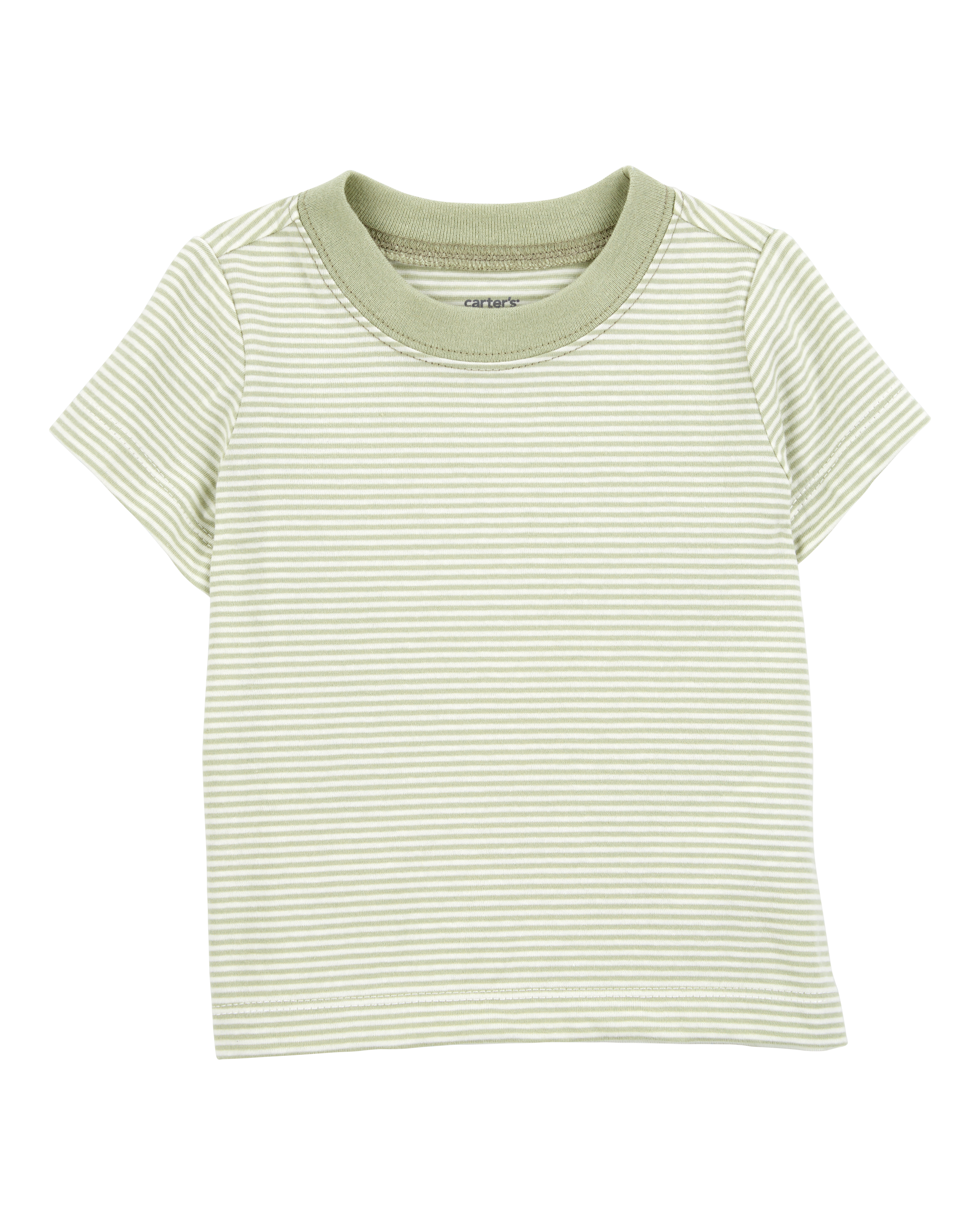 Baby Boy 2-Piece Tee & Shortall Set - Olive