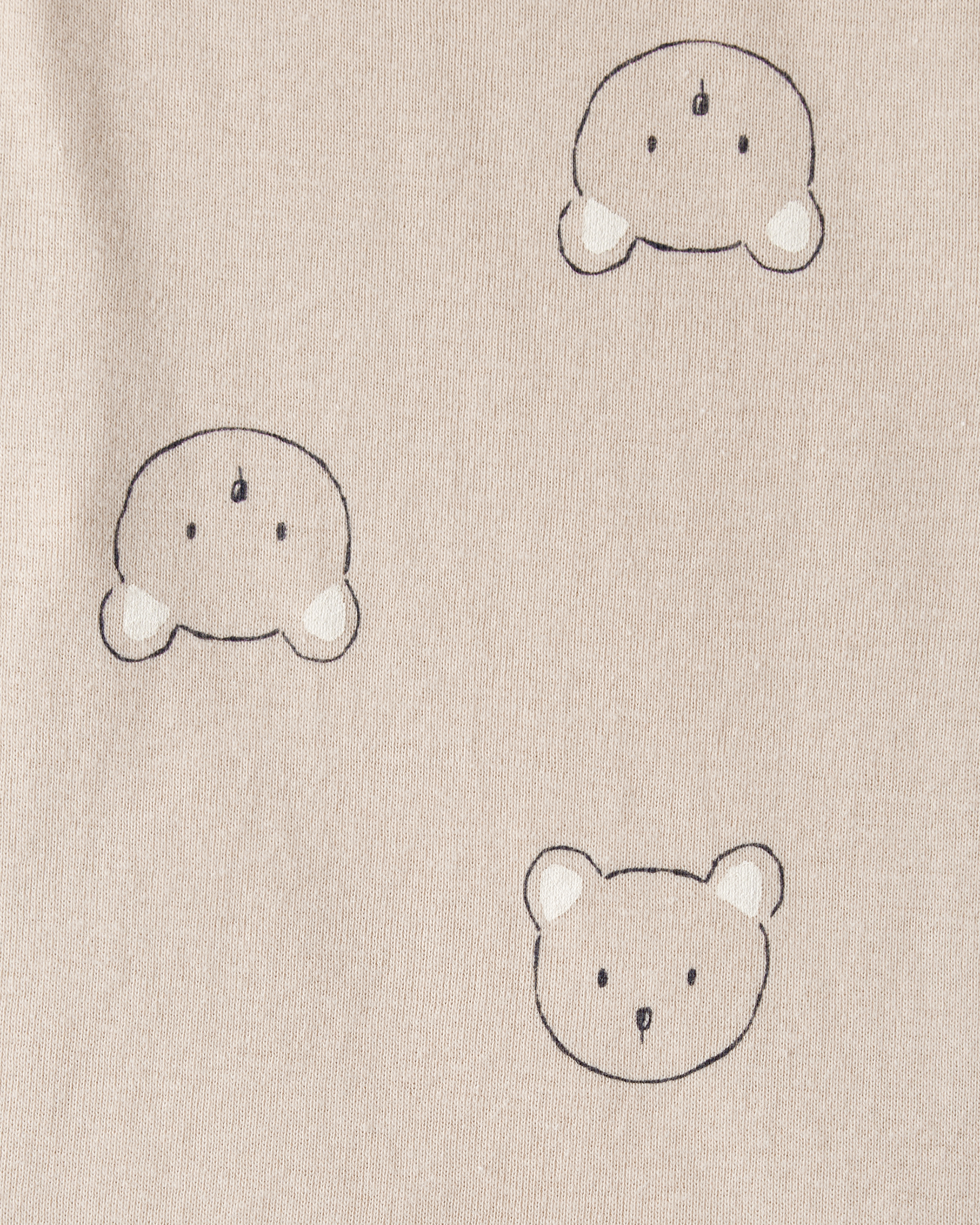 Baby Boy 5-Pack Dog Print Multipack Bodysuits - Blue/White/Navy/Brown