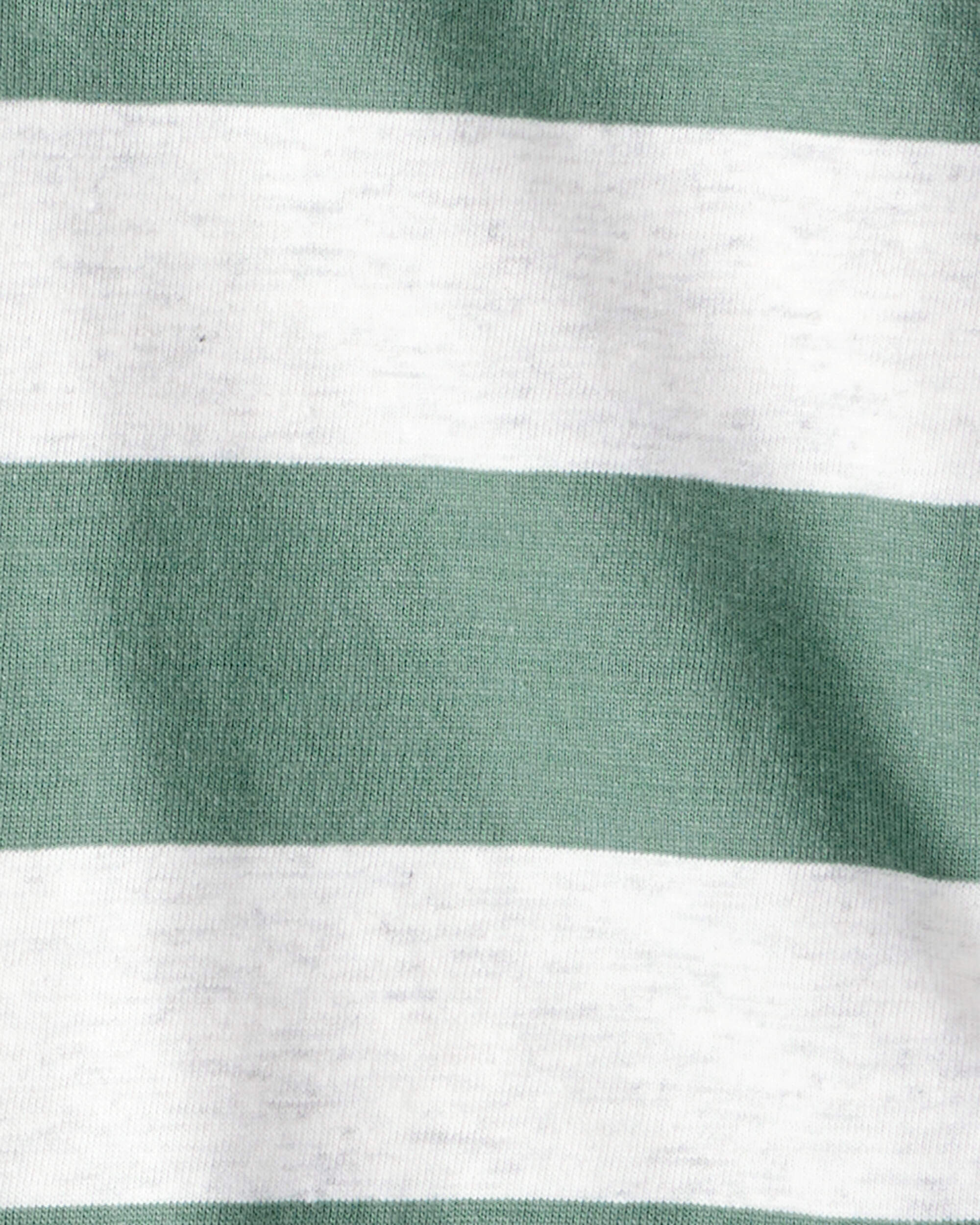 Baby 2-Piece Striped Polo Bodysuit & Pull-On Pant Set