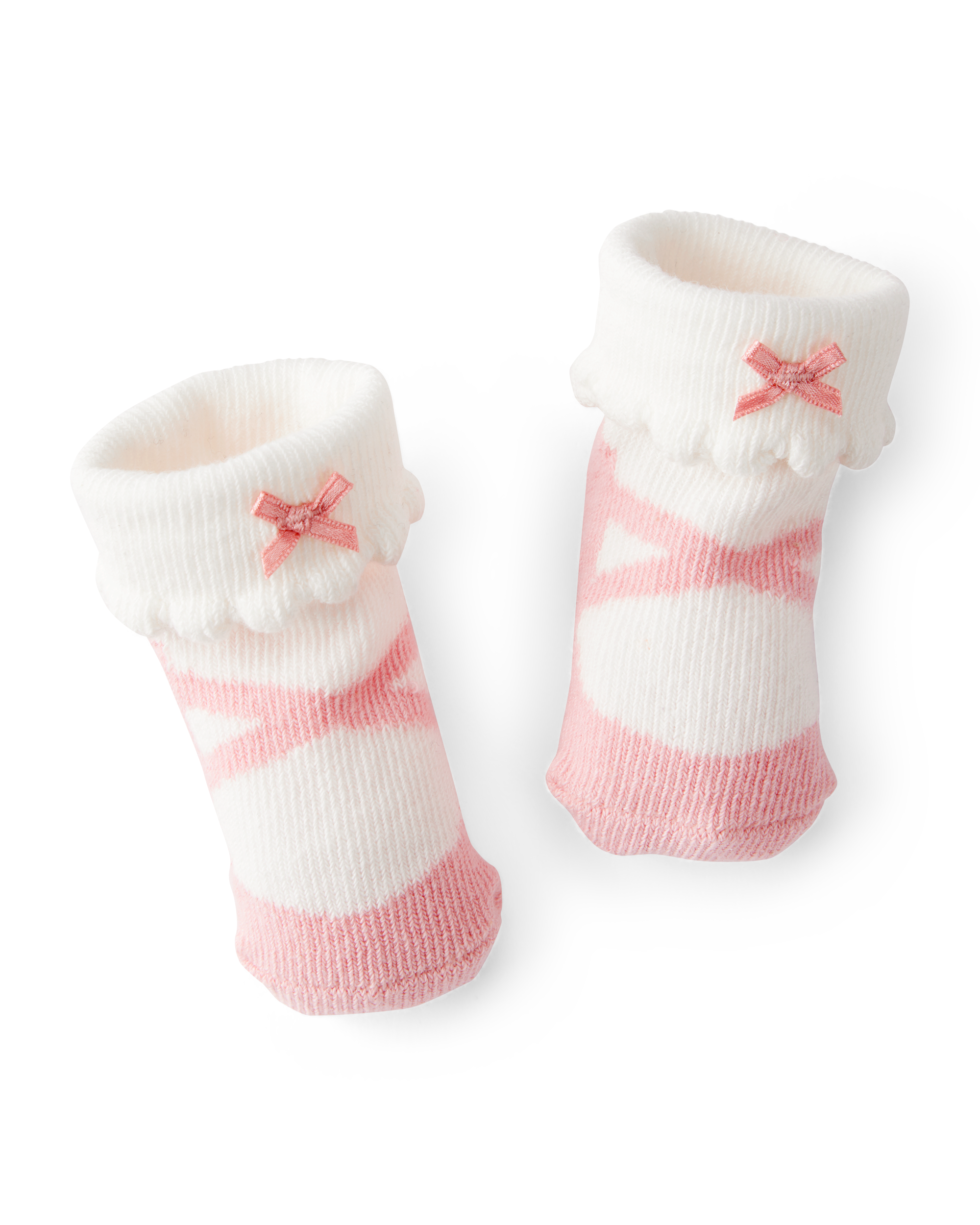 Baby Girl 2-Pack Bow Booties