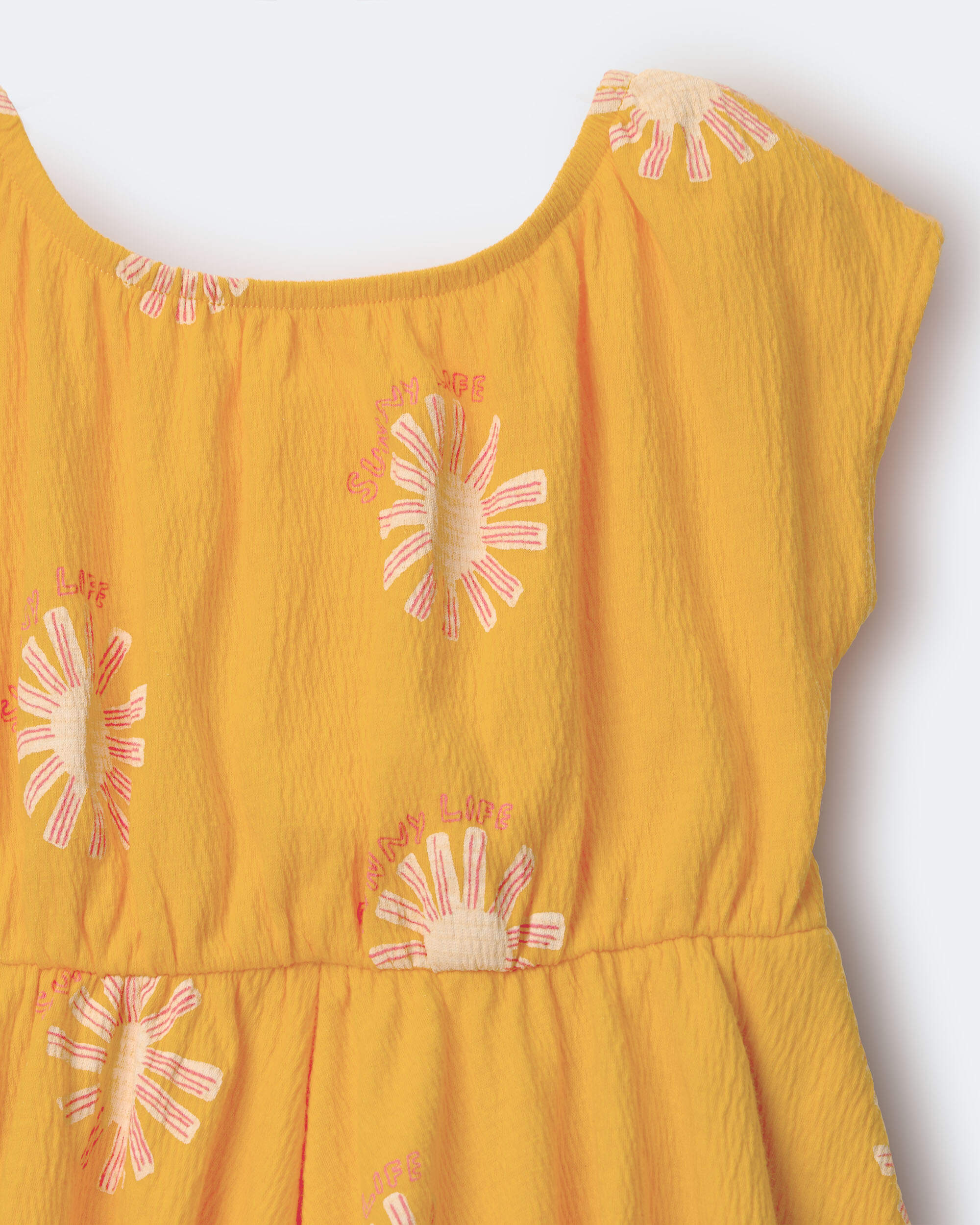 Toddler Girl Avenue Twirl™ Dress Sunny Life Print - Golden Yellow
