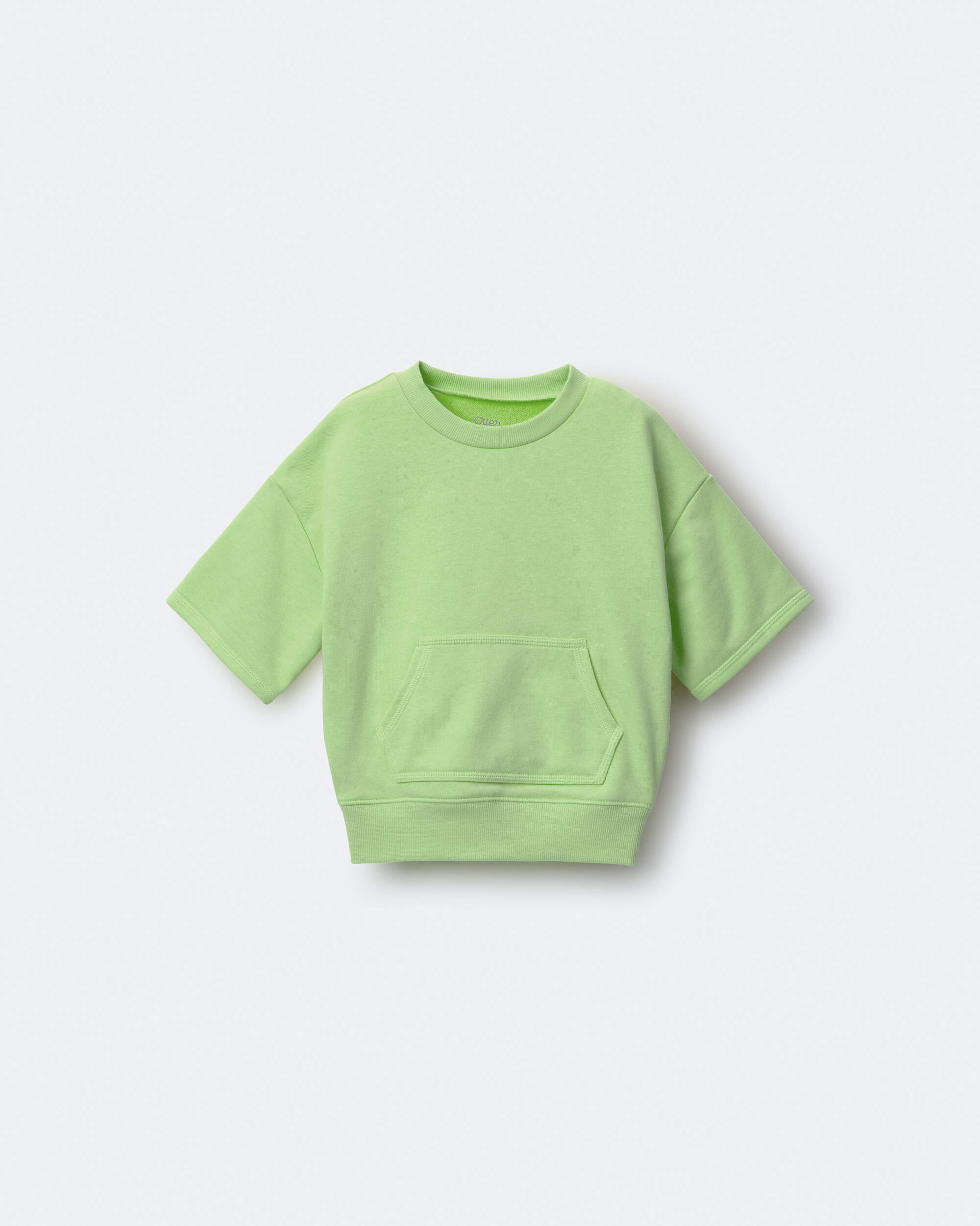 Toddler Breezy Top with Pocket - Lime Green