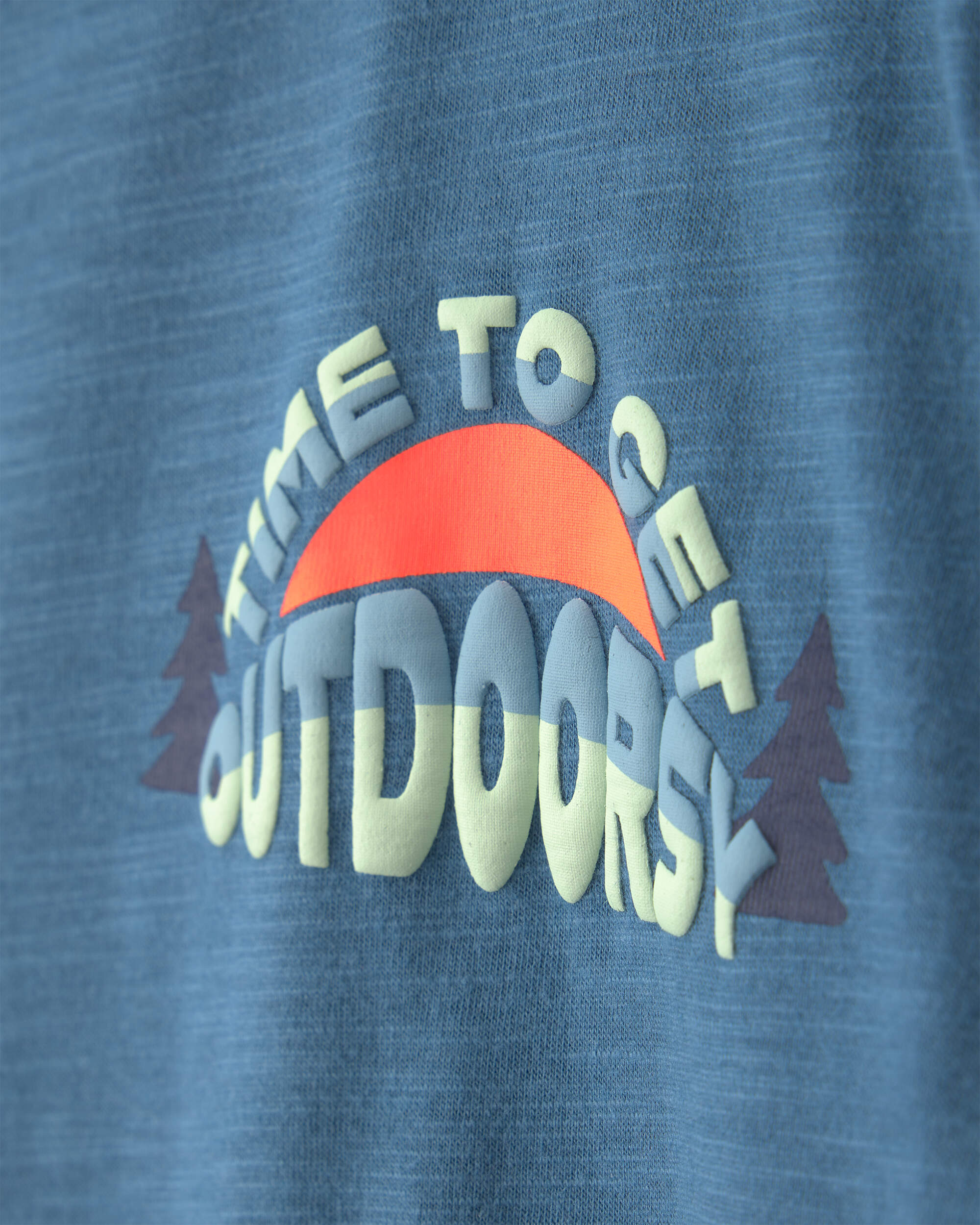Boys Outdoors Graphic Tee - Blue