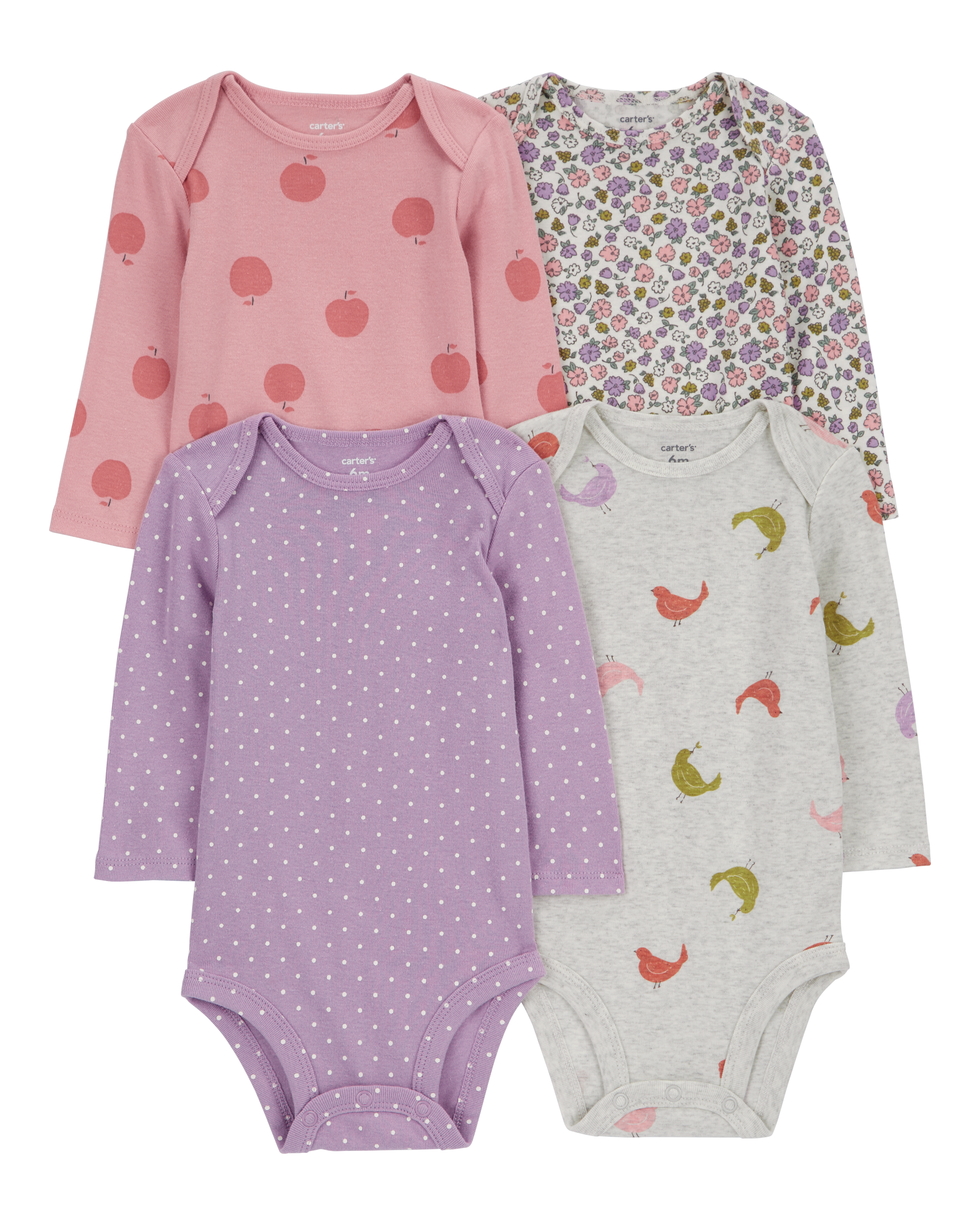 Baby 8-Pack Long-Sleeve Bodysuits