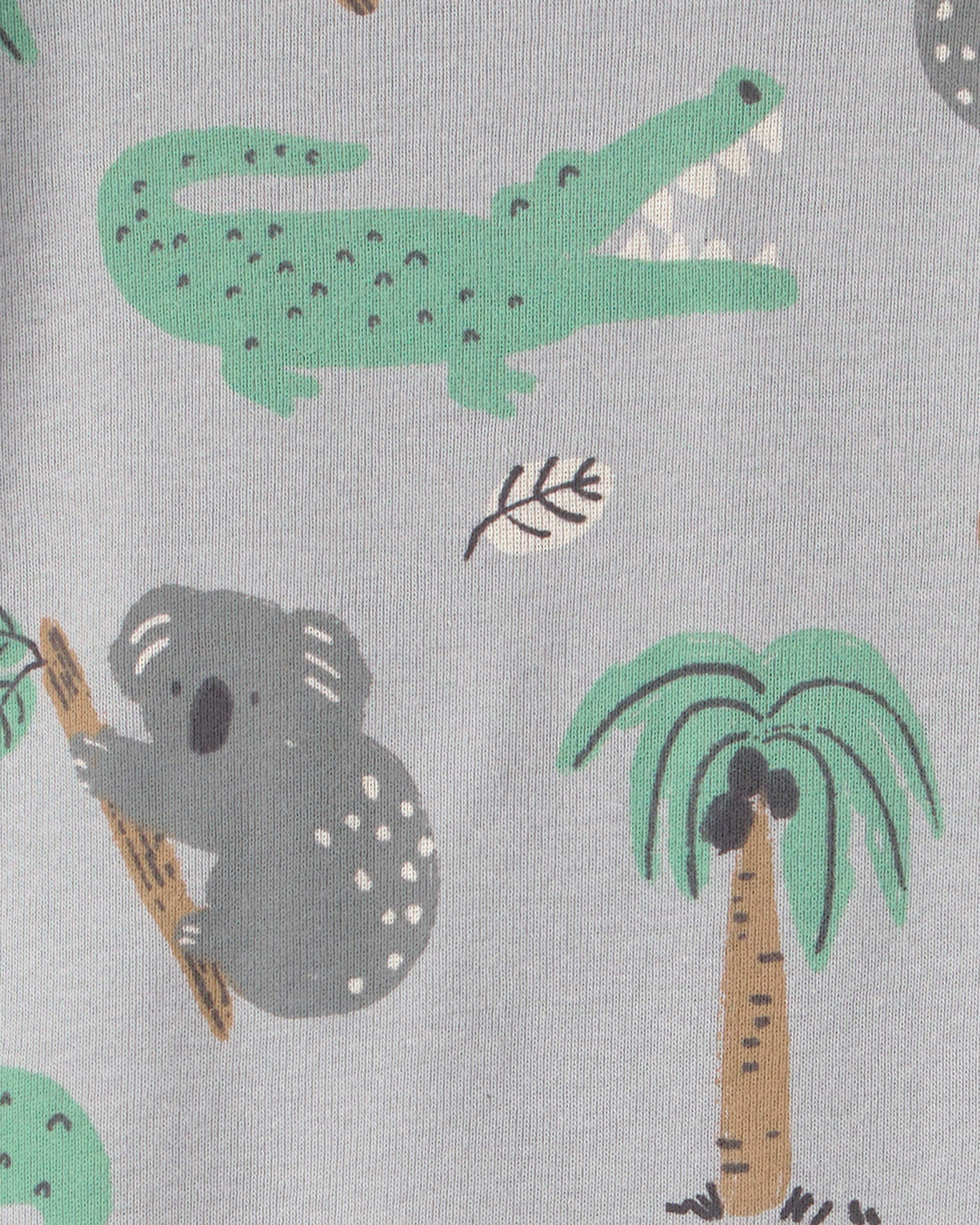 Baby 2-Piece Organic Cotton Pyjama Aussie Friends Print