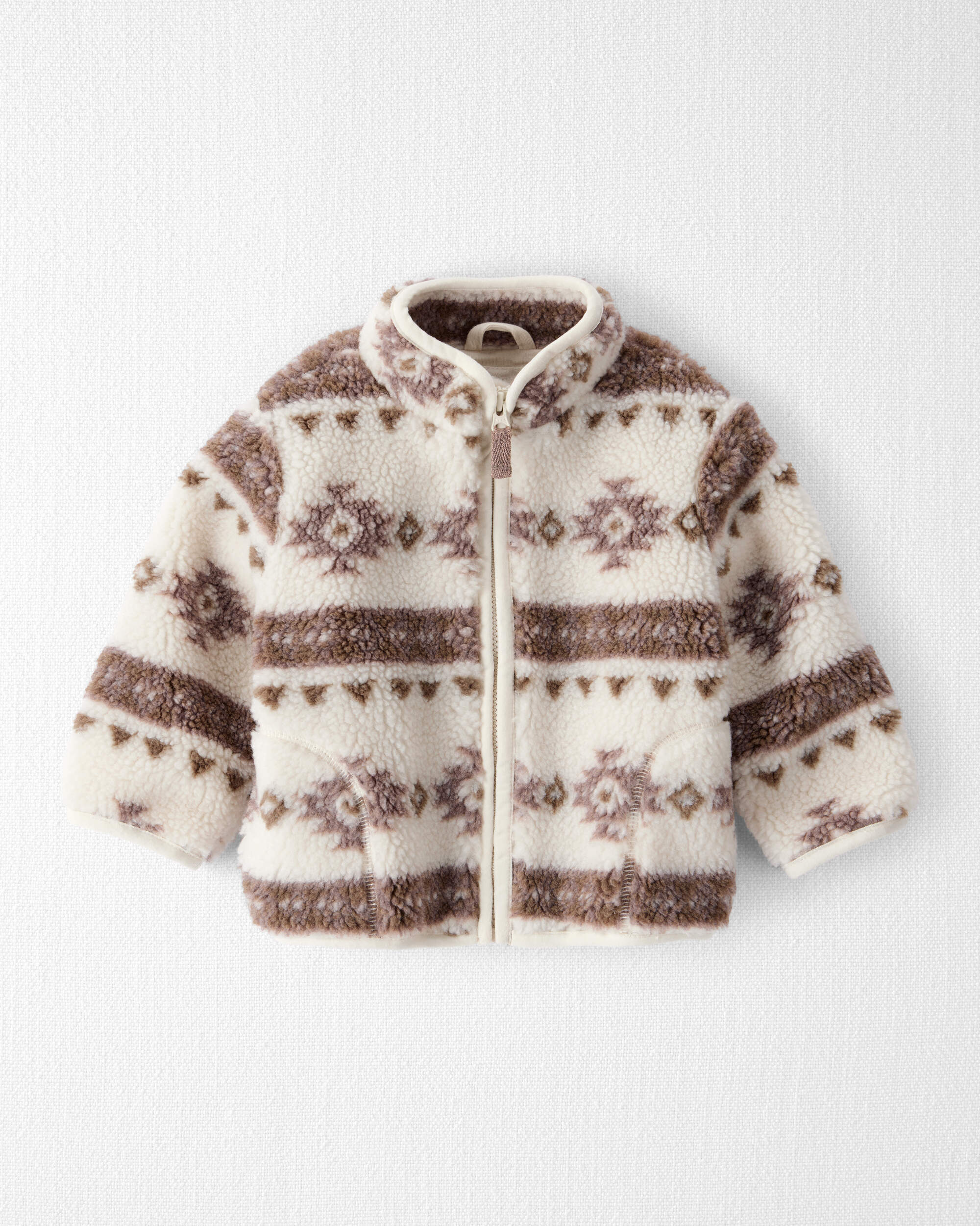 Baby Recycled Aztec Sherpa Jacket