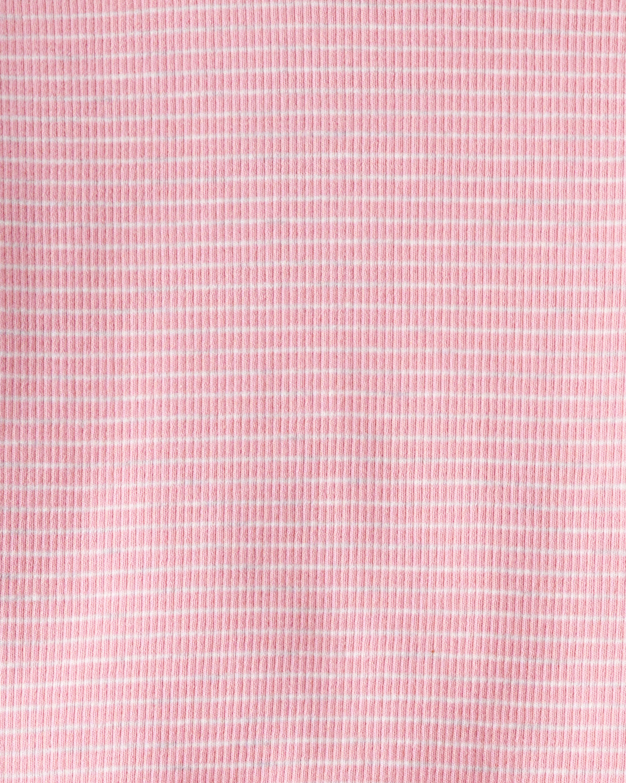 Baby Girl Organic Cotton Pyjamas Stripes