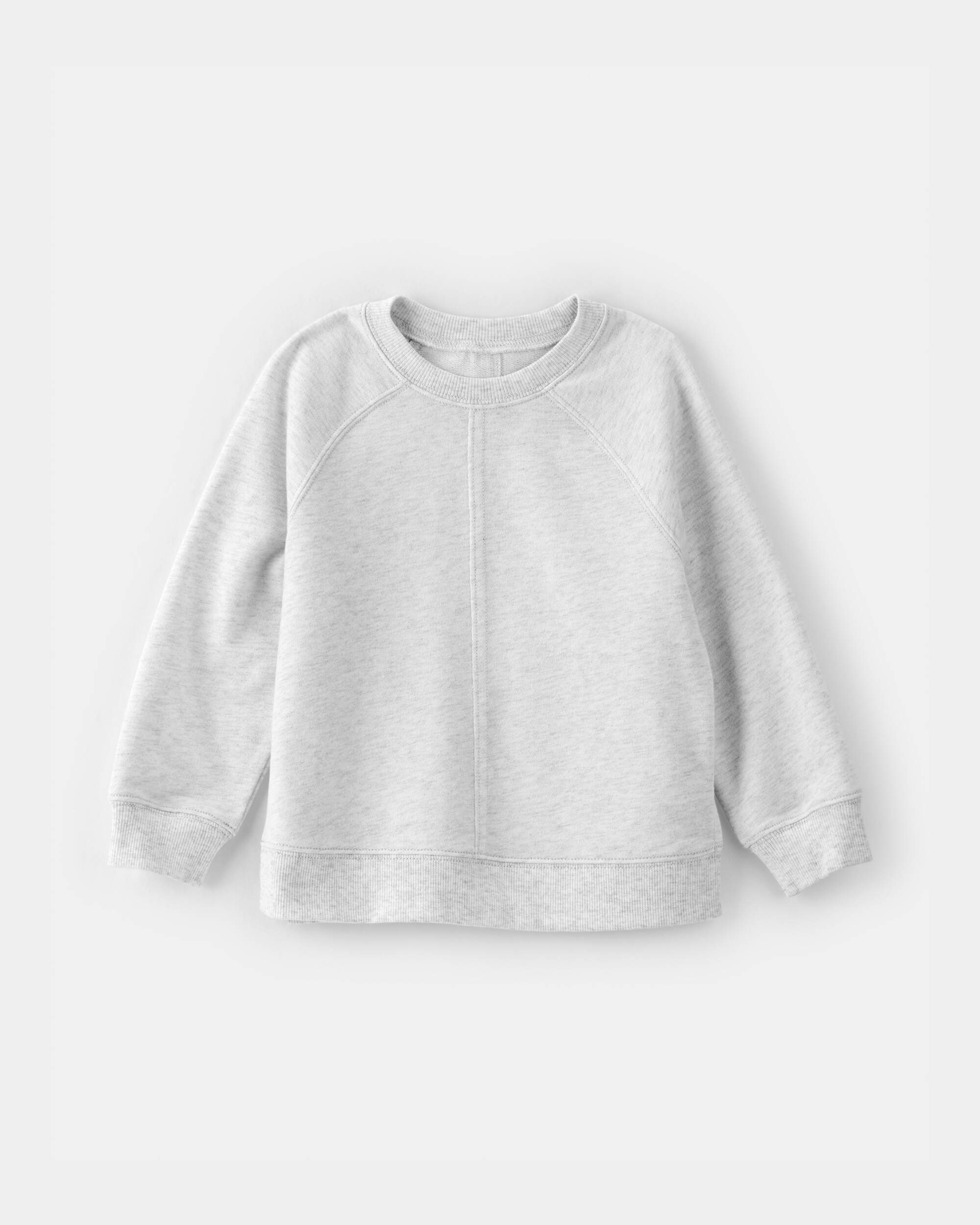 Toddler Boy Long-Sleeve Pullover Sweatshirt - Grey