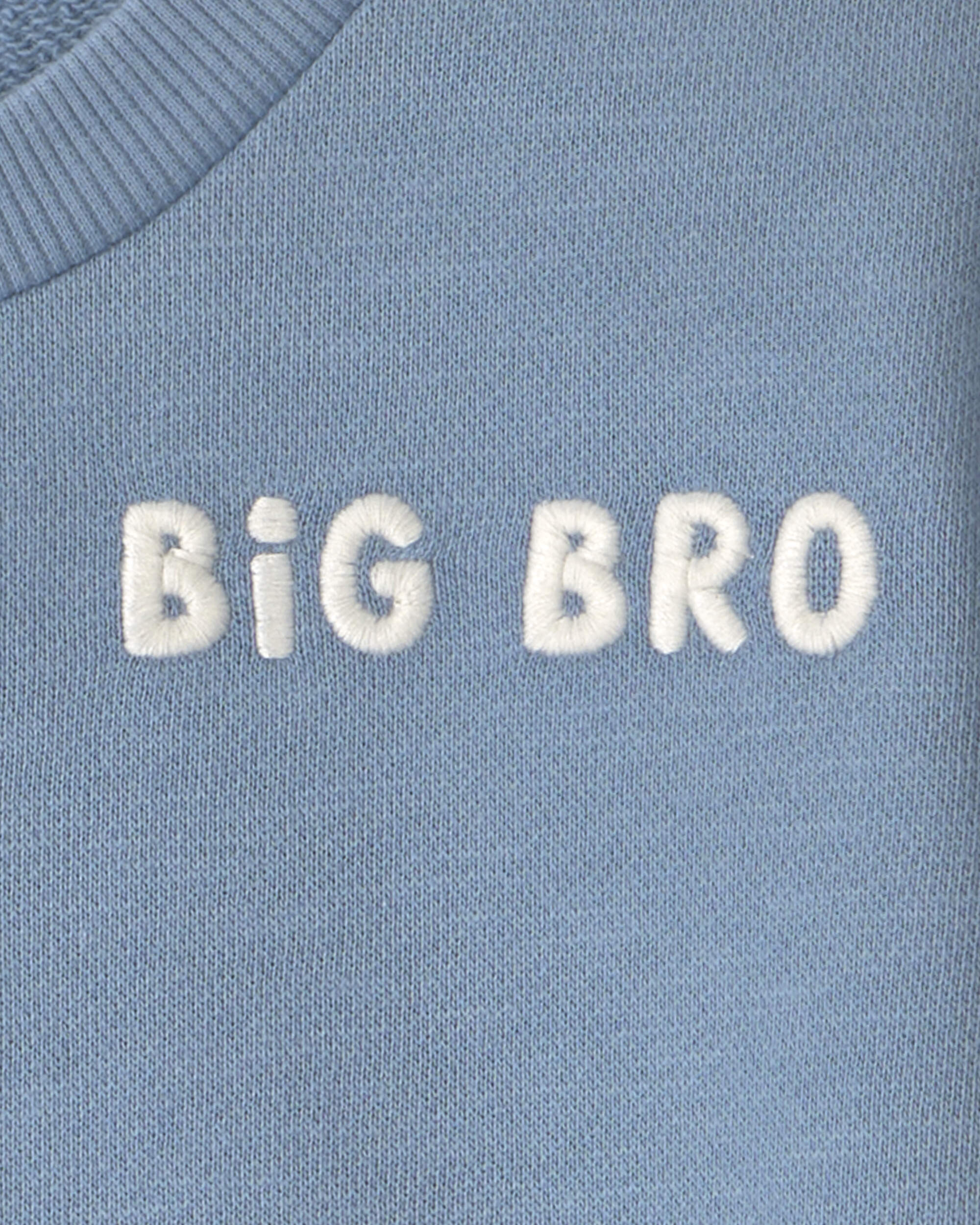 Toddler Boy Organic Cotton Big Bro Pullover
