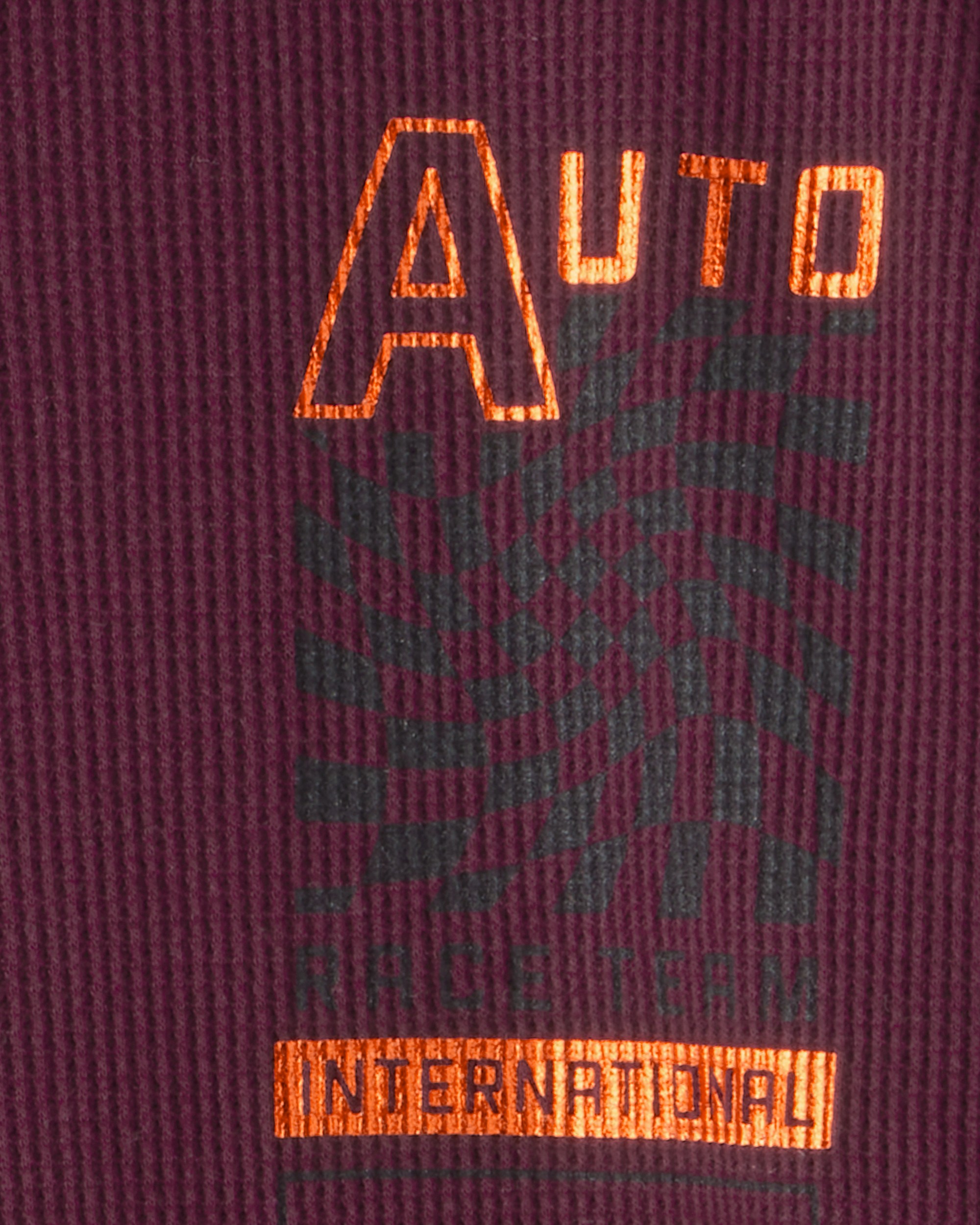 Boys Racing Long-Sleeve Graphic Tee - Red