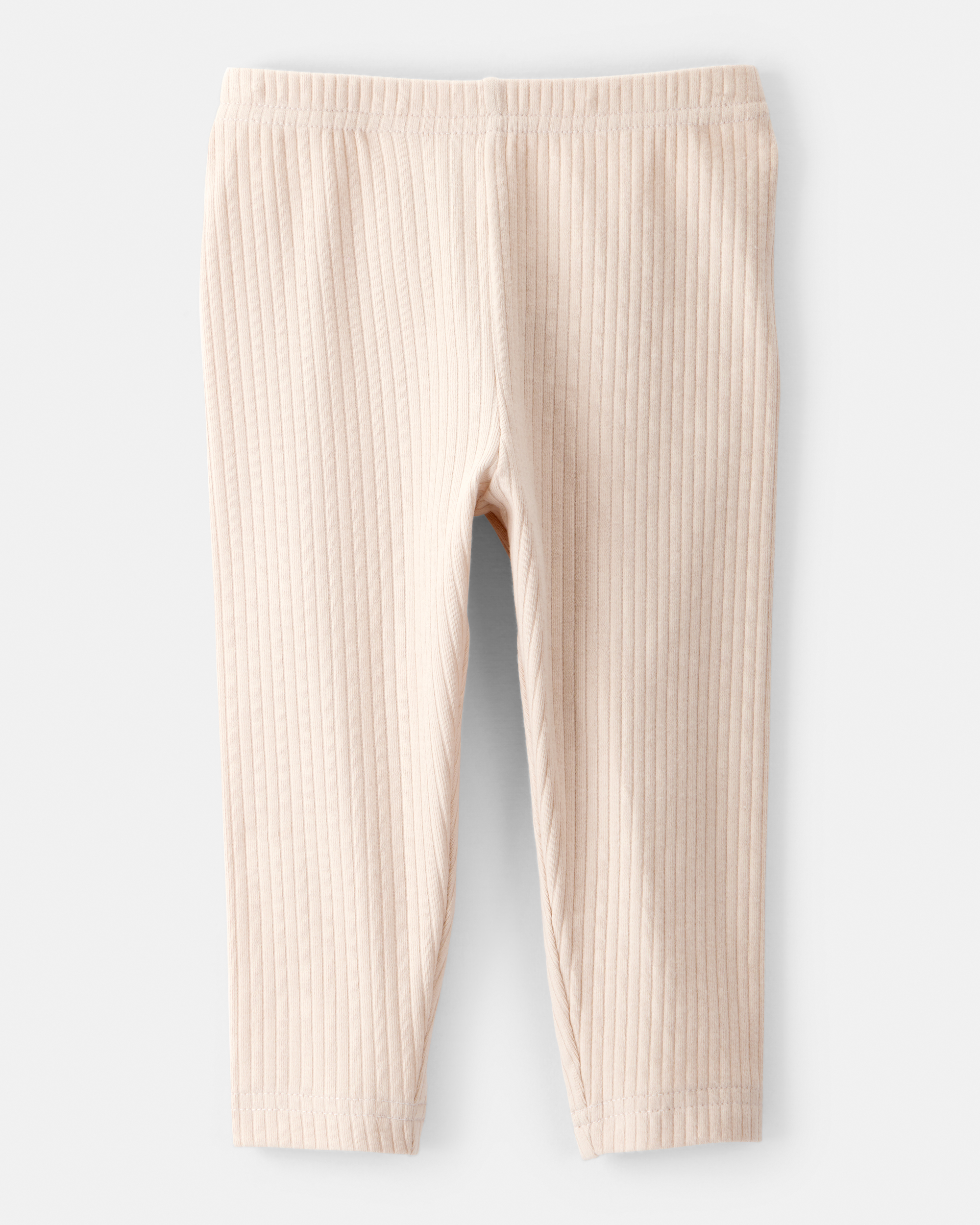 Baby Girl Ribbed Leggings