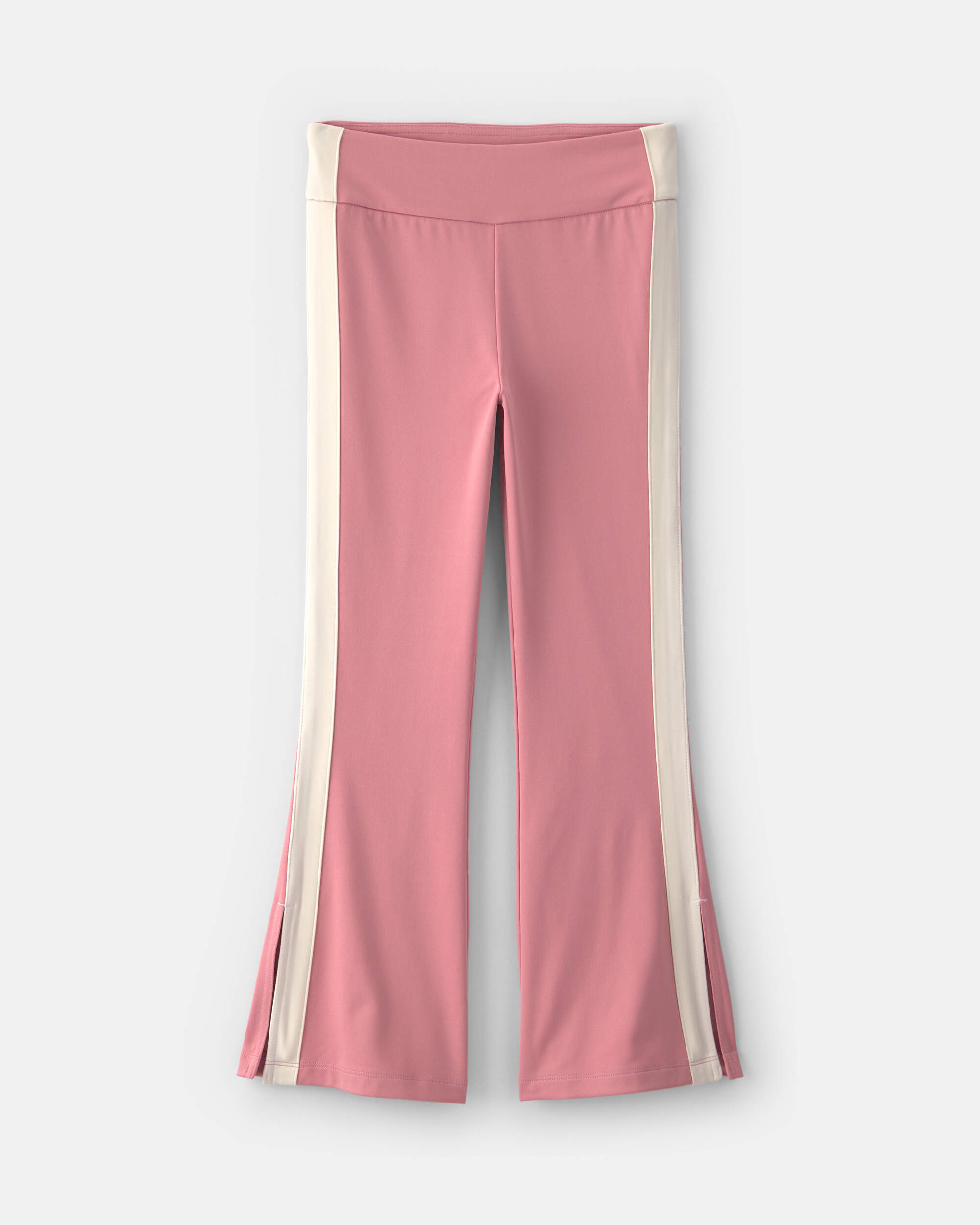 Girls Pull-On Stretch Active Flare Leggings - Pink