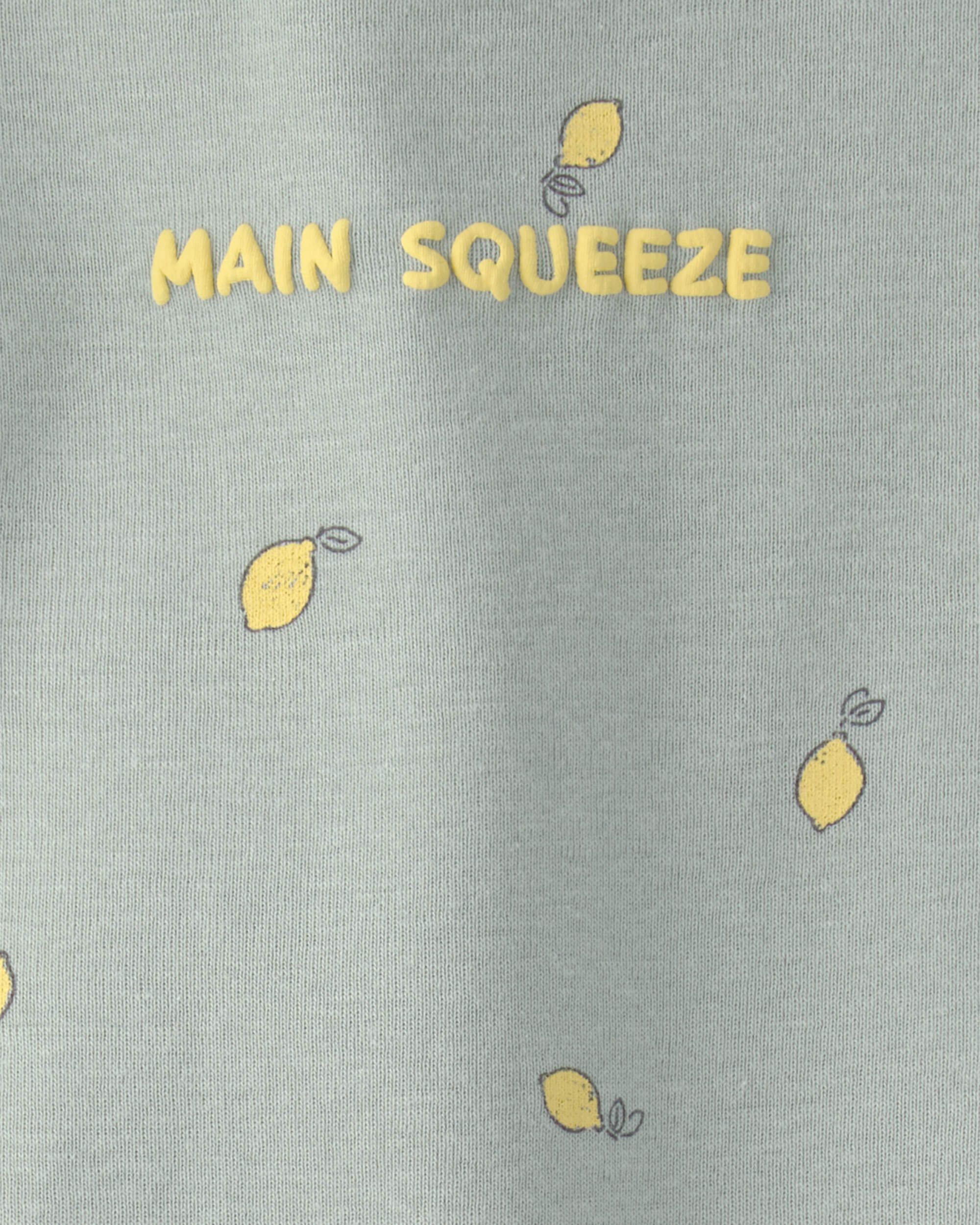 Baby Girl Tropical Short-Sleeve Romper - Green