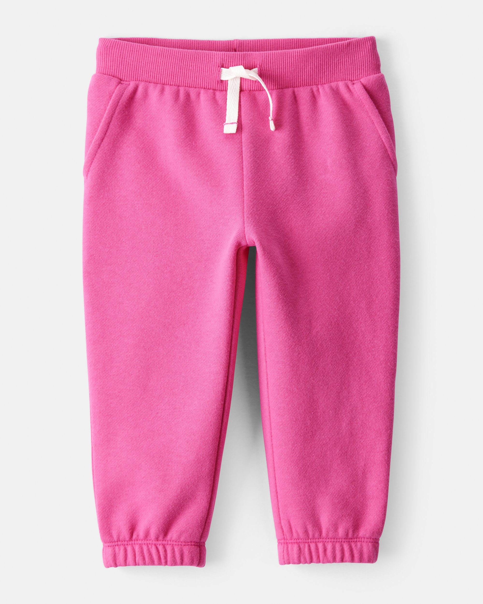 Baby Girl DayDream Fleece Drawstring Joggers - Pink