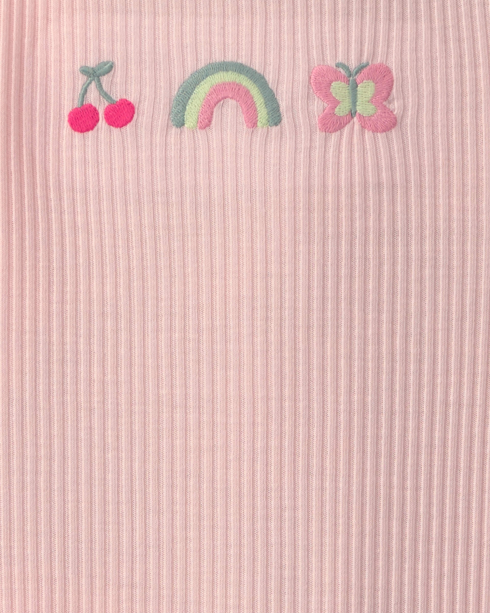 Girls 2-Pack Butterfly Night Gown - Pink/Green