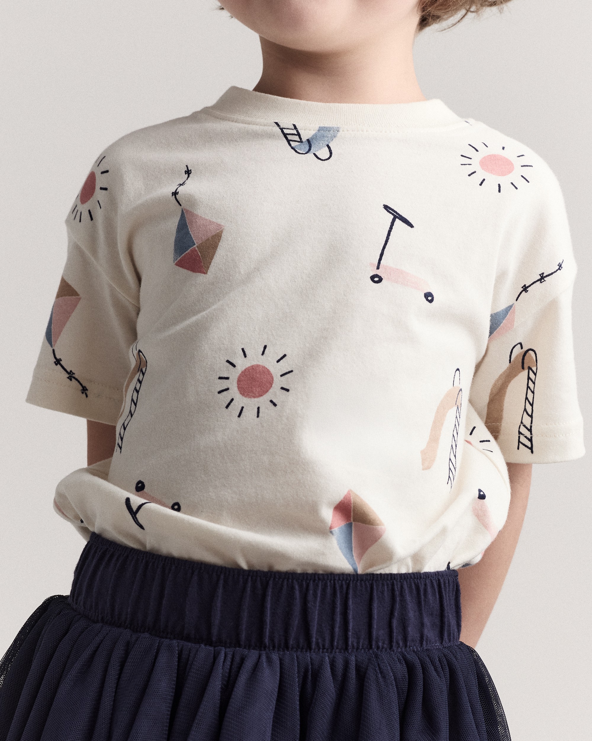 Toddler Girl Avenue Twirl™ Mini Skirt with Tulle - Navy