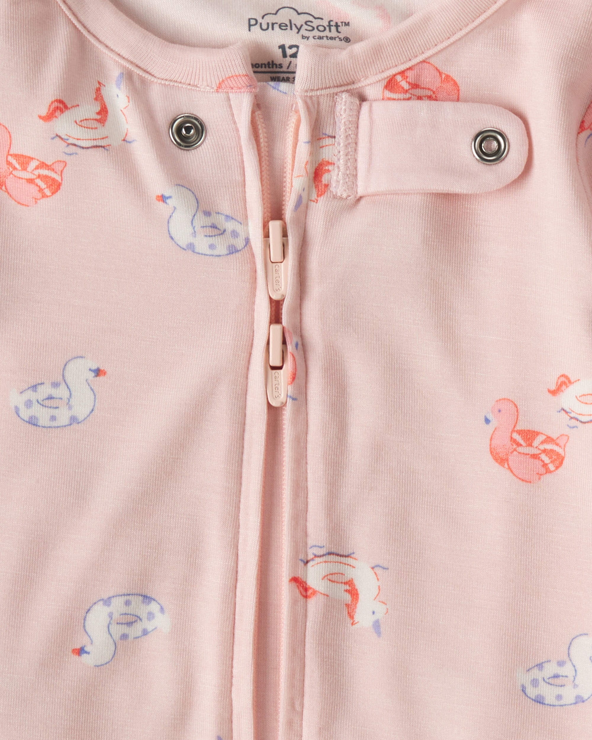 Baby Girl 2-Pack Flamingo PurelySoft™ 1-Piece Pyjama - Pink
