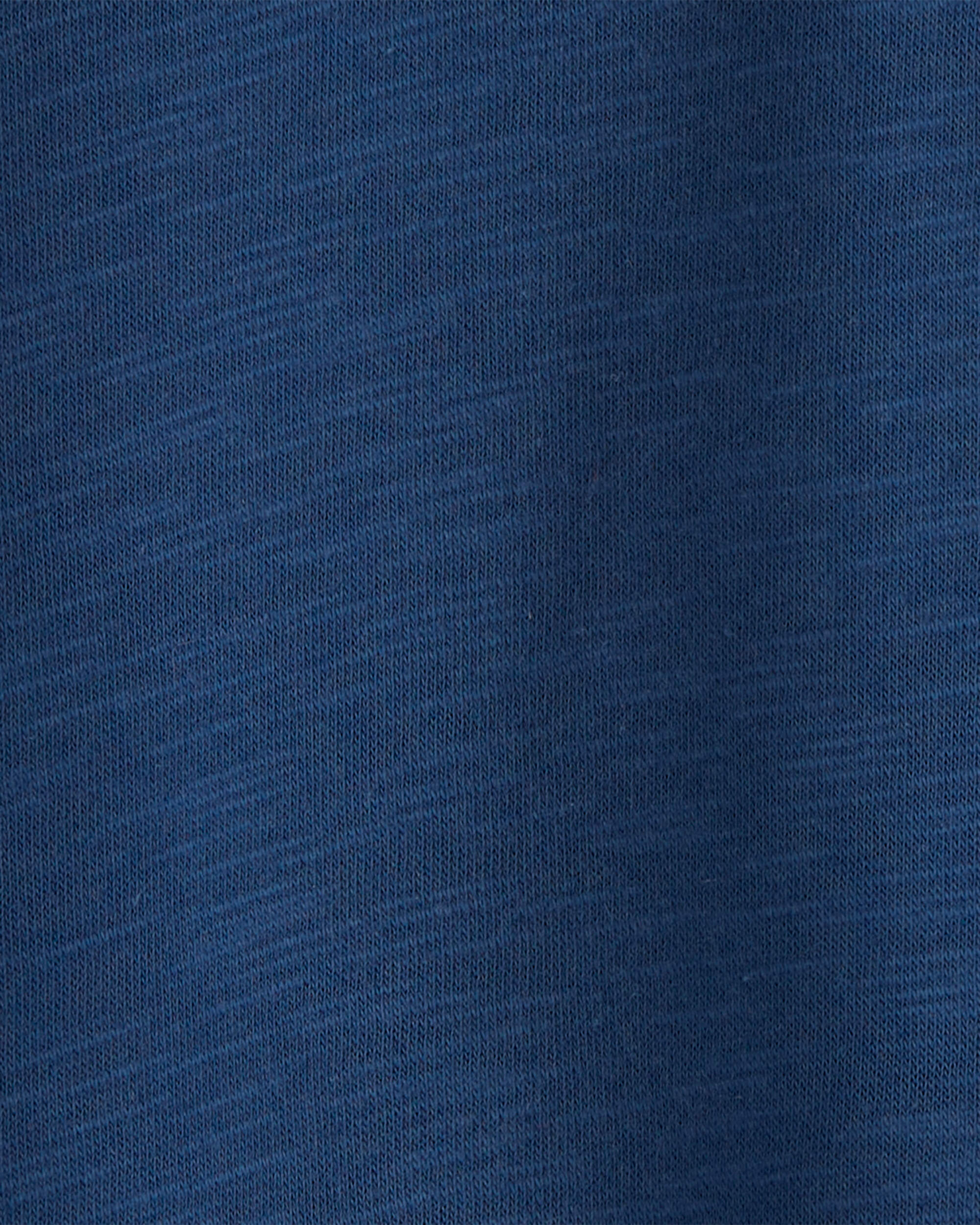 Baby Boy French Terry Pocket T-Shirt - Blue