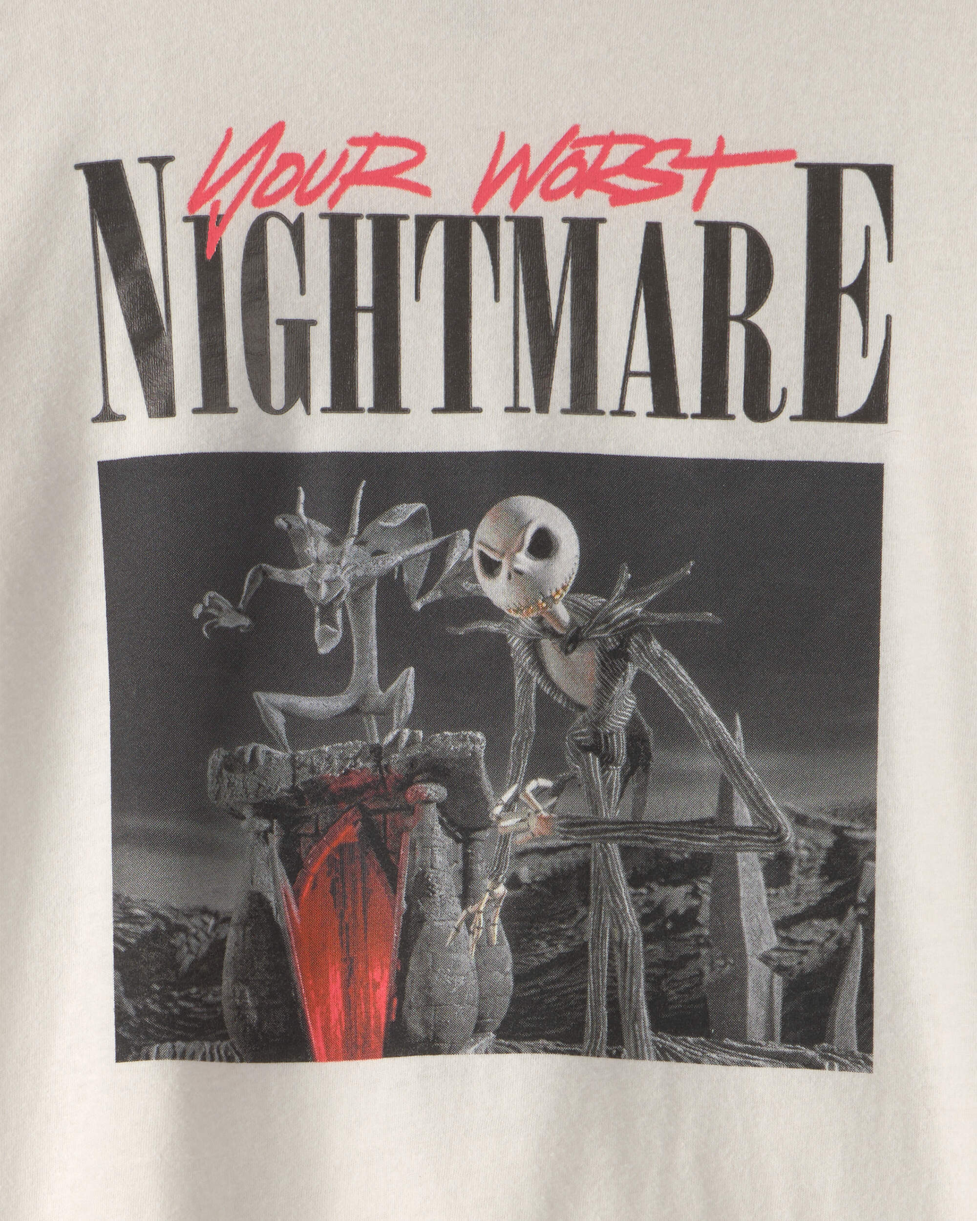 Boys Disney© Nightmare Halloween Graphic Tee - White
