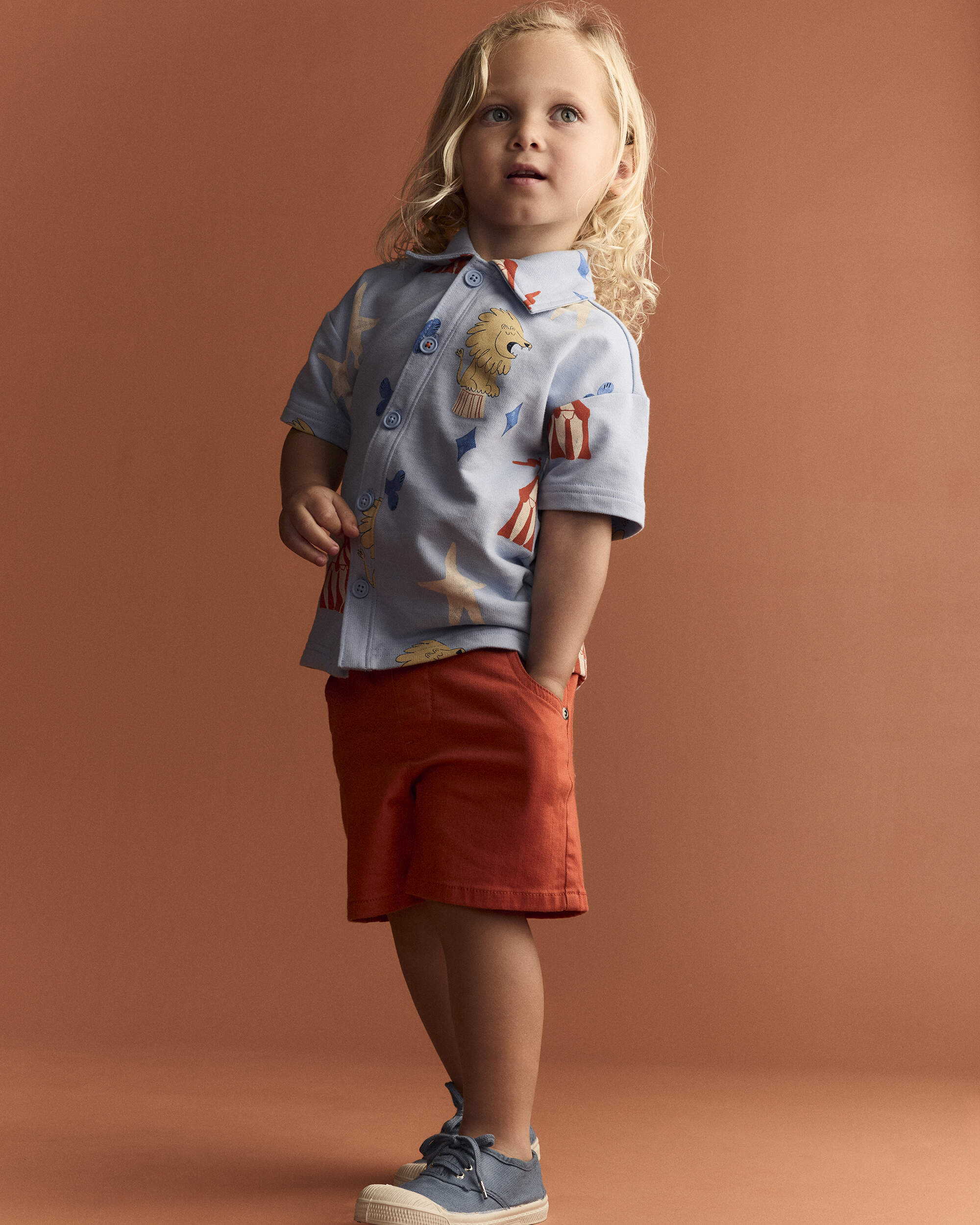 Toddler Bermuda Short - Orange