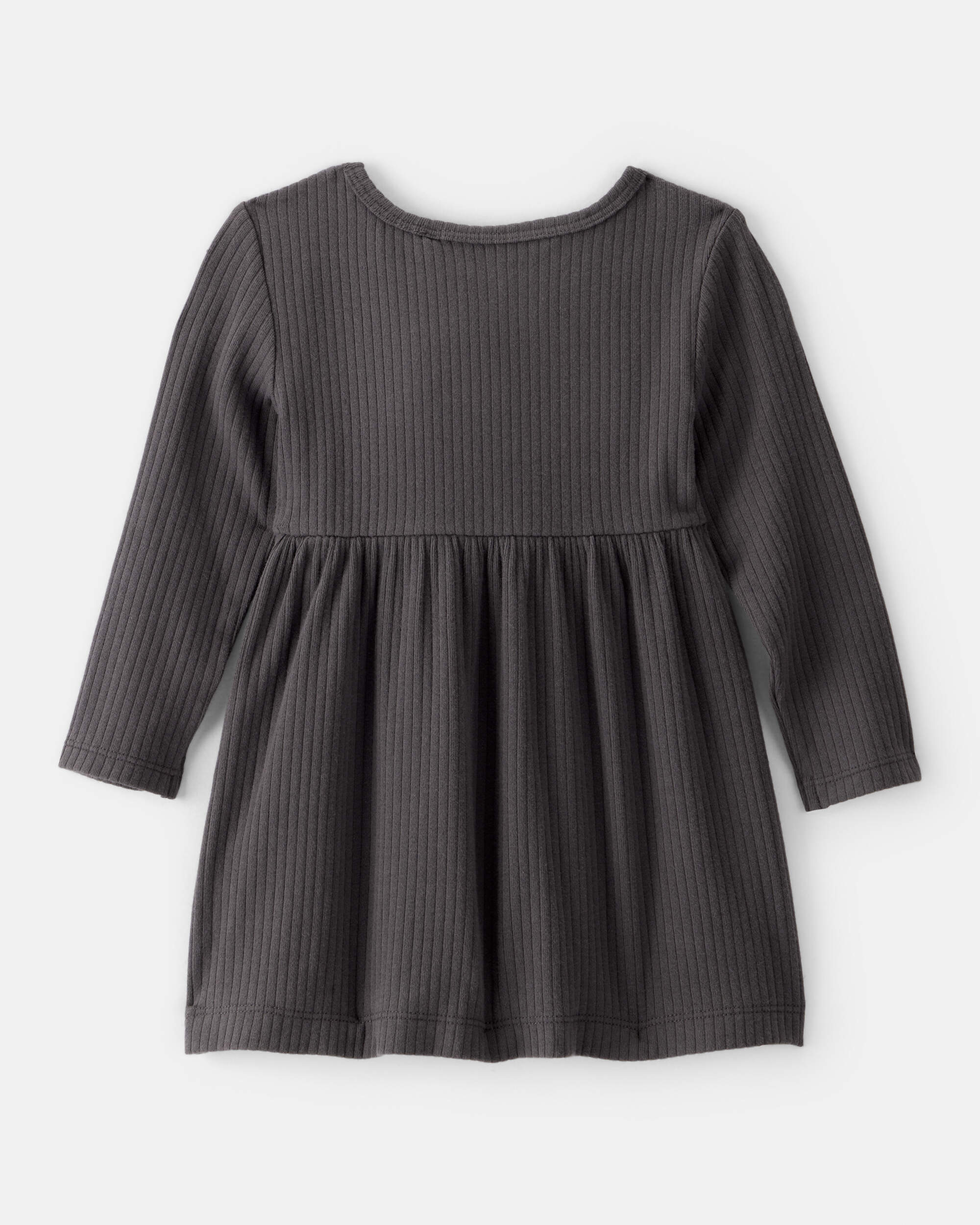 Baby Girl Long-Sleeve Dress - Black