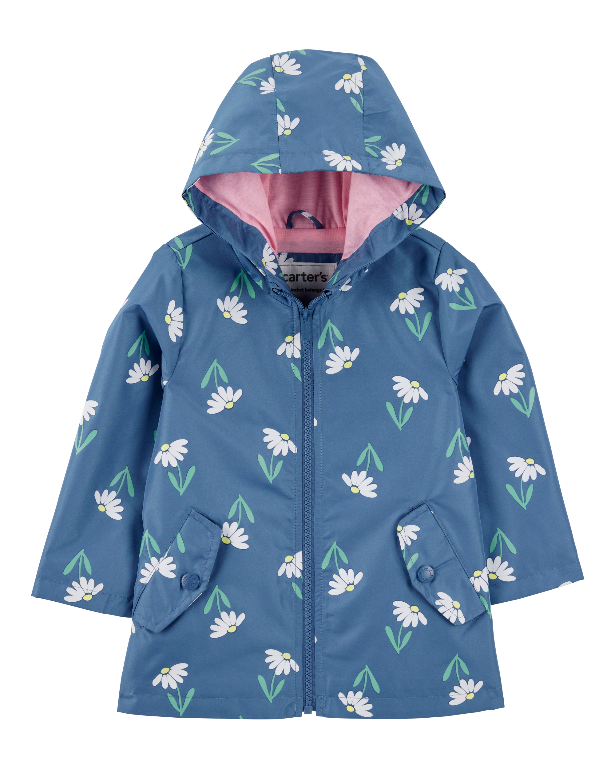 Toddler Colour Changing Rain Jacket - Navy