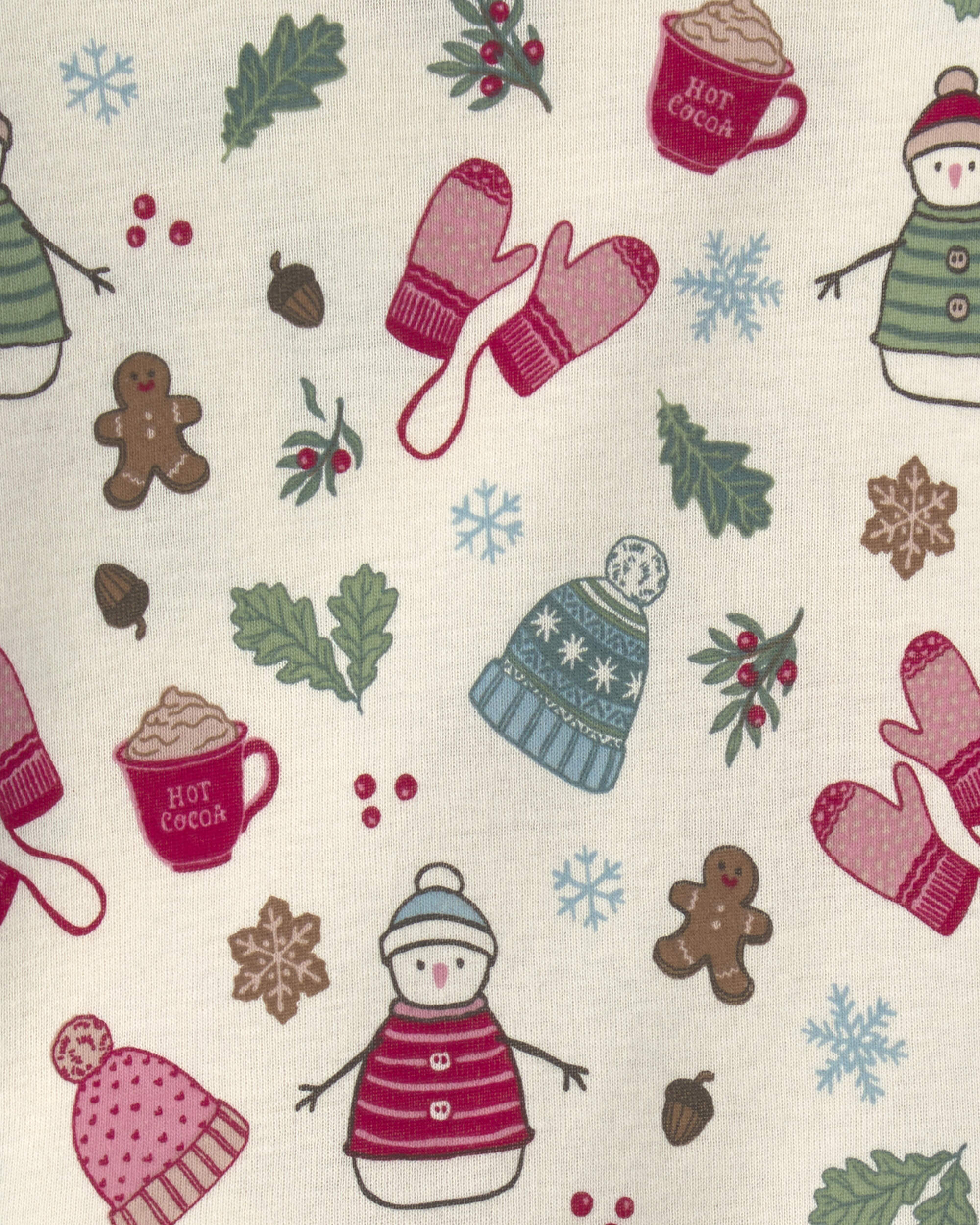 Baby Girl 2-Piece Organic Cotton Pyjamas Winter Wonderland