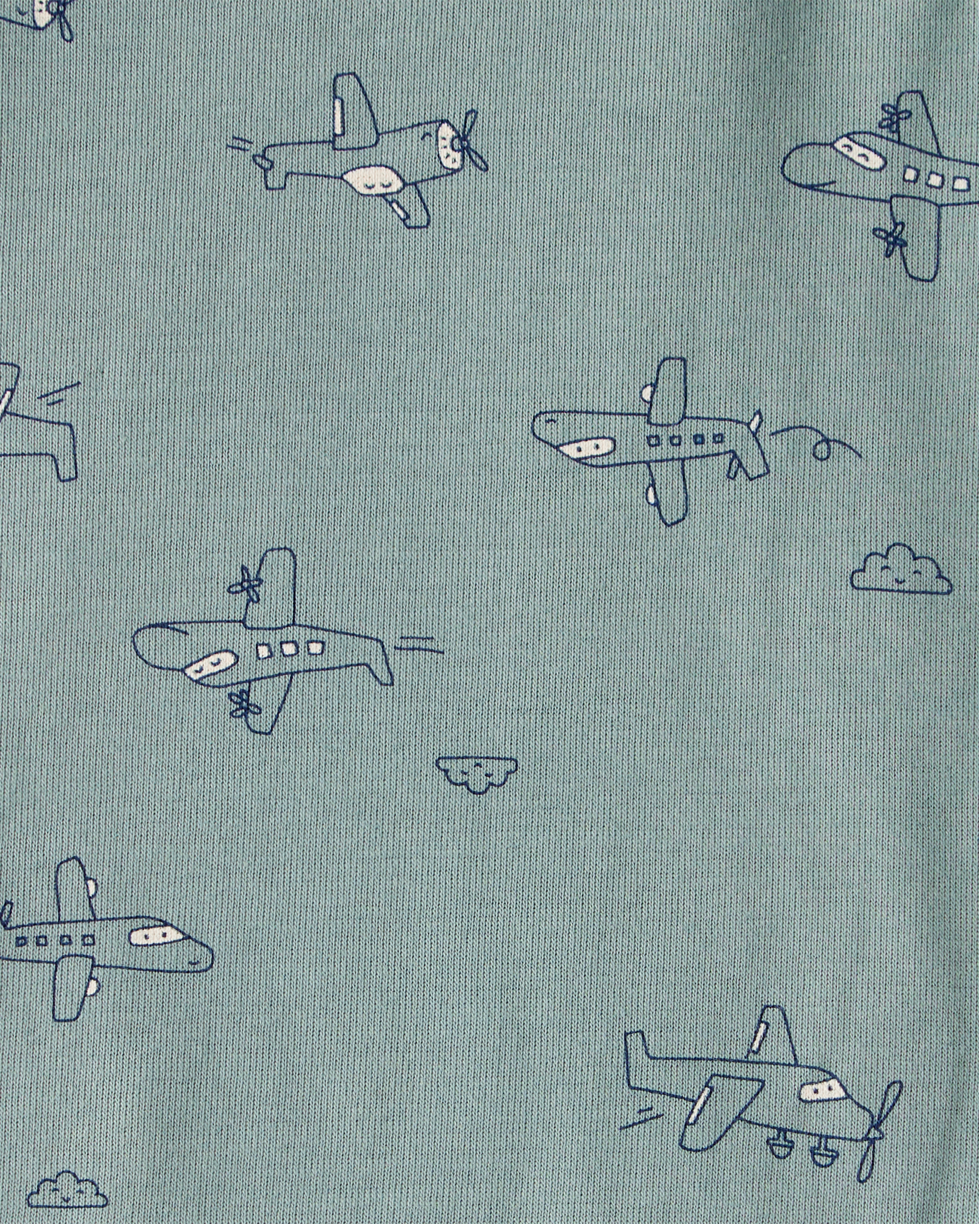 Baby Boy 5-Pack Train Multipack Bodysuits - Green/Blue