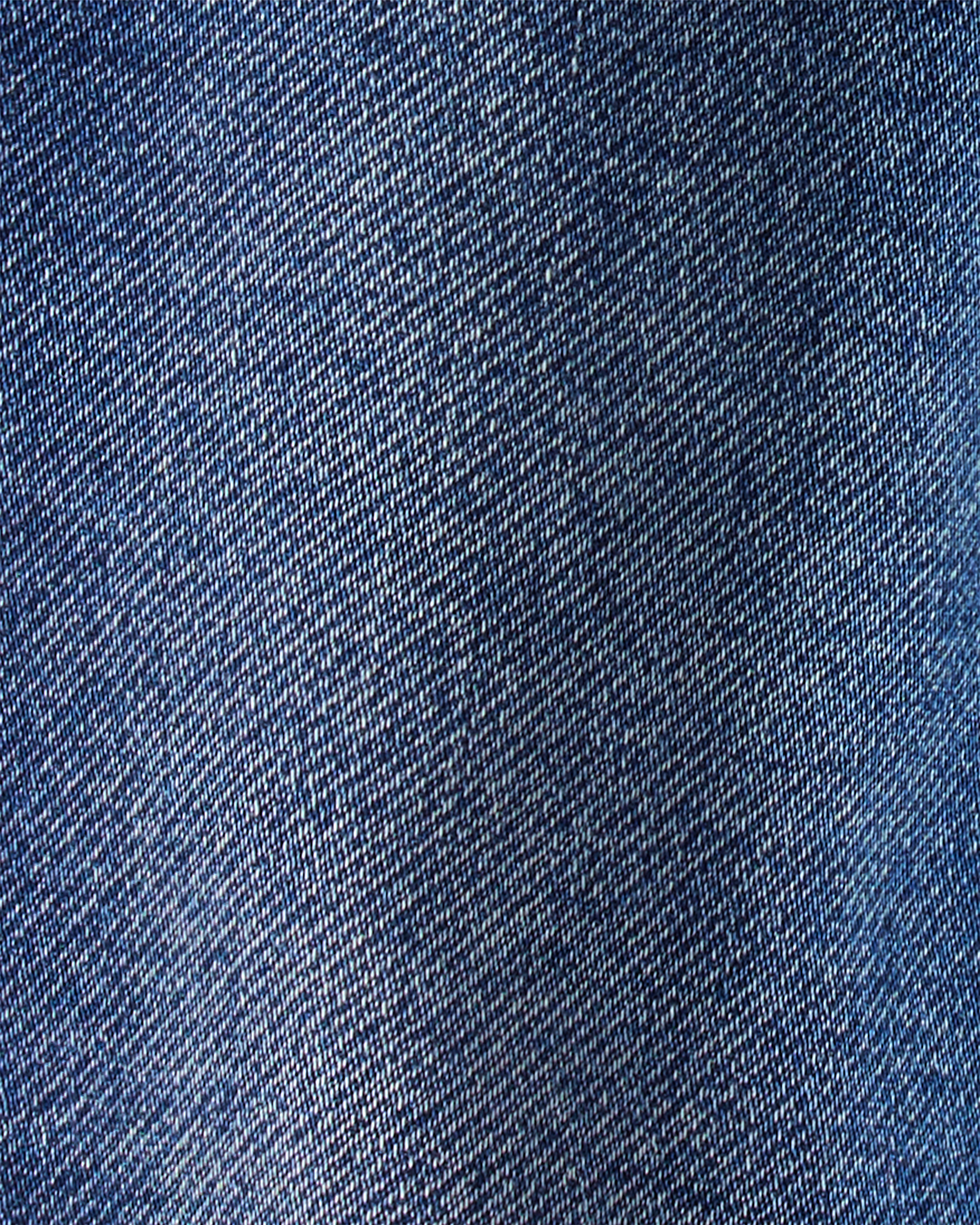 Baby 2-Piece Acorn Button-Down Shirt & Pull-On Denim Pant Set