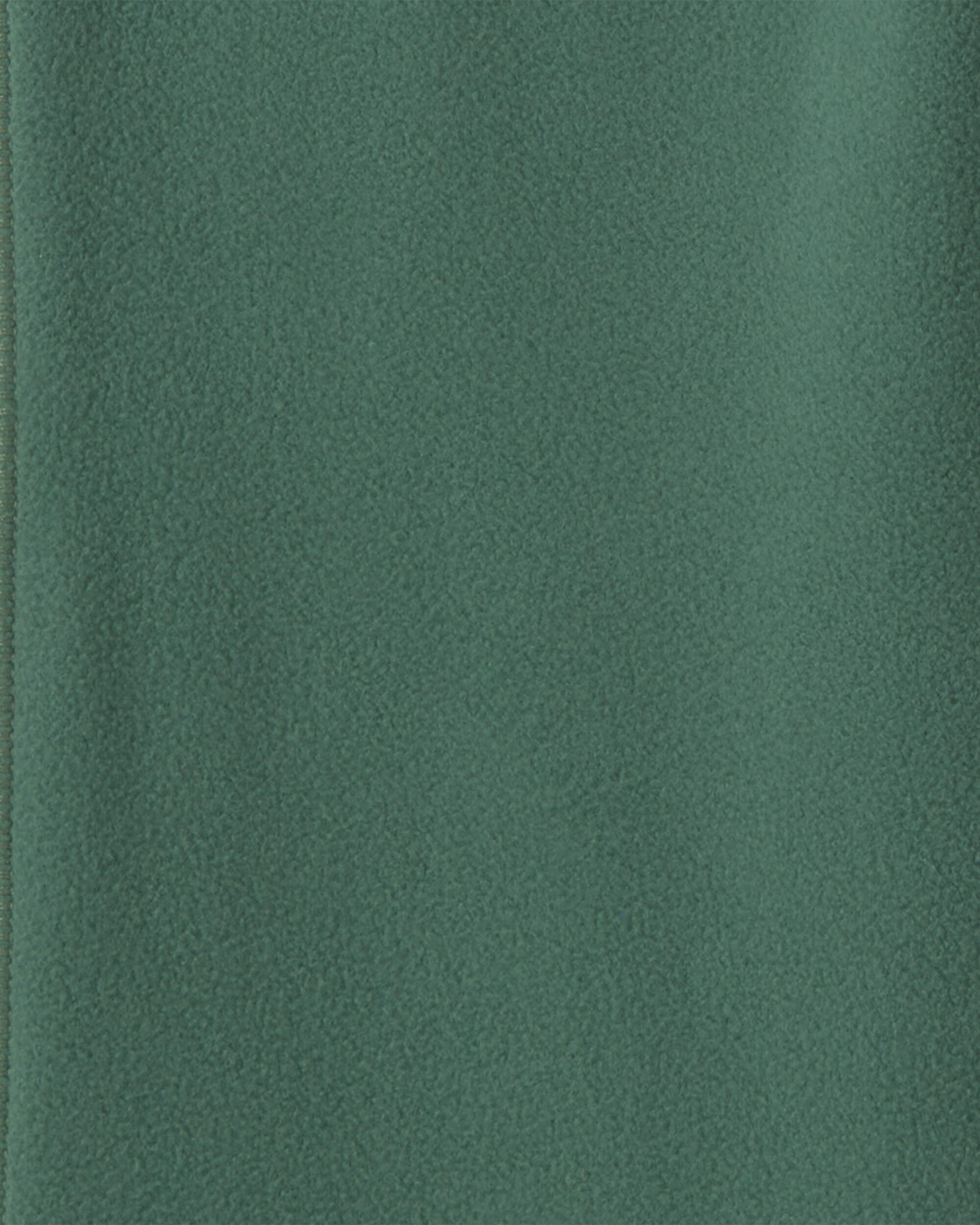 Boys Fleece Wide-Leg Pants - Olive Green