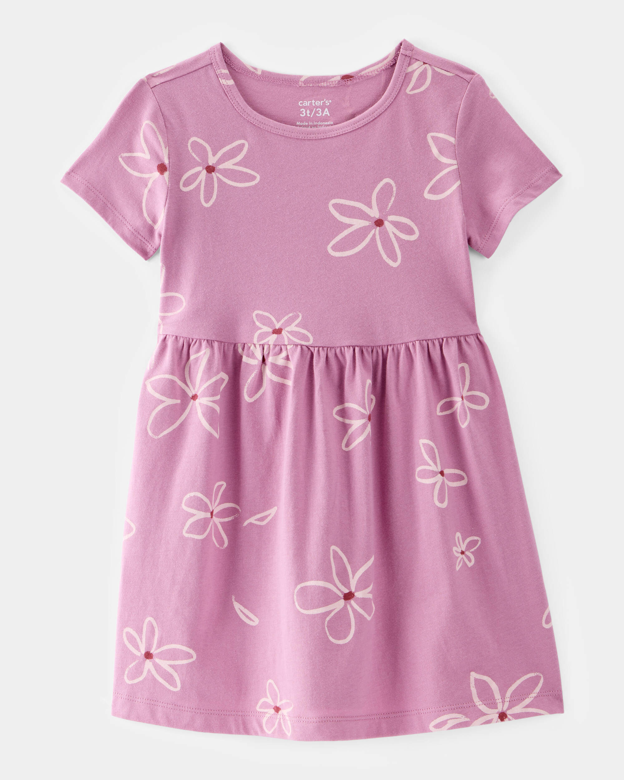 Toddler Girl Flower Print Dress