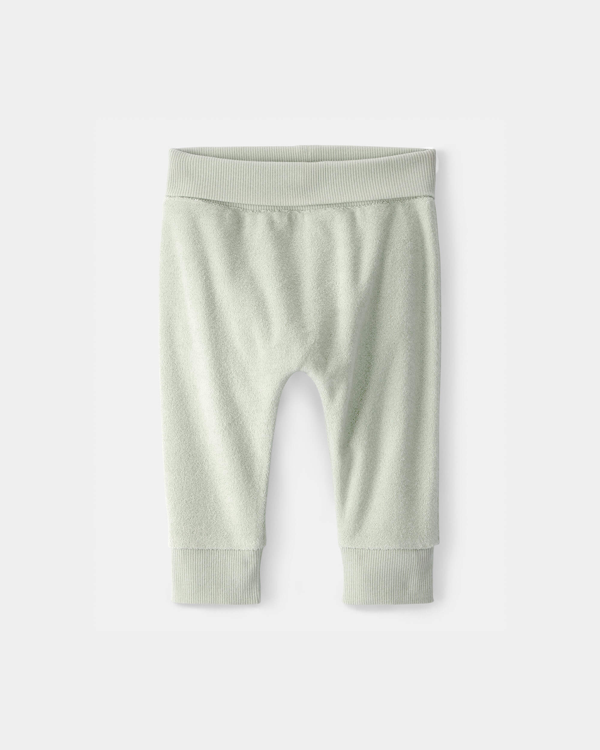 Baby Terry Pants - Green