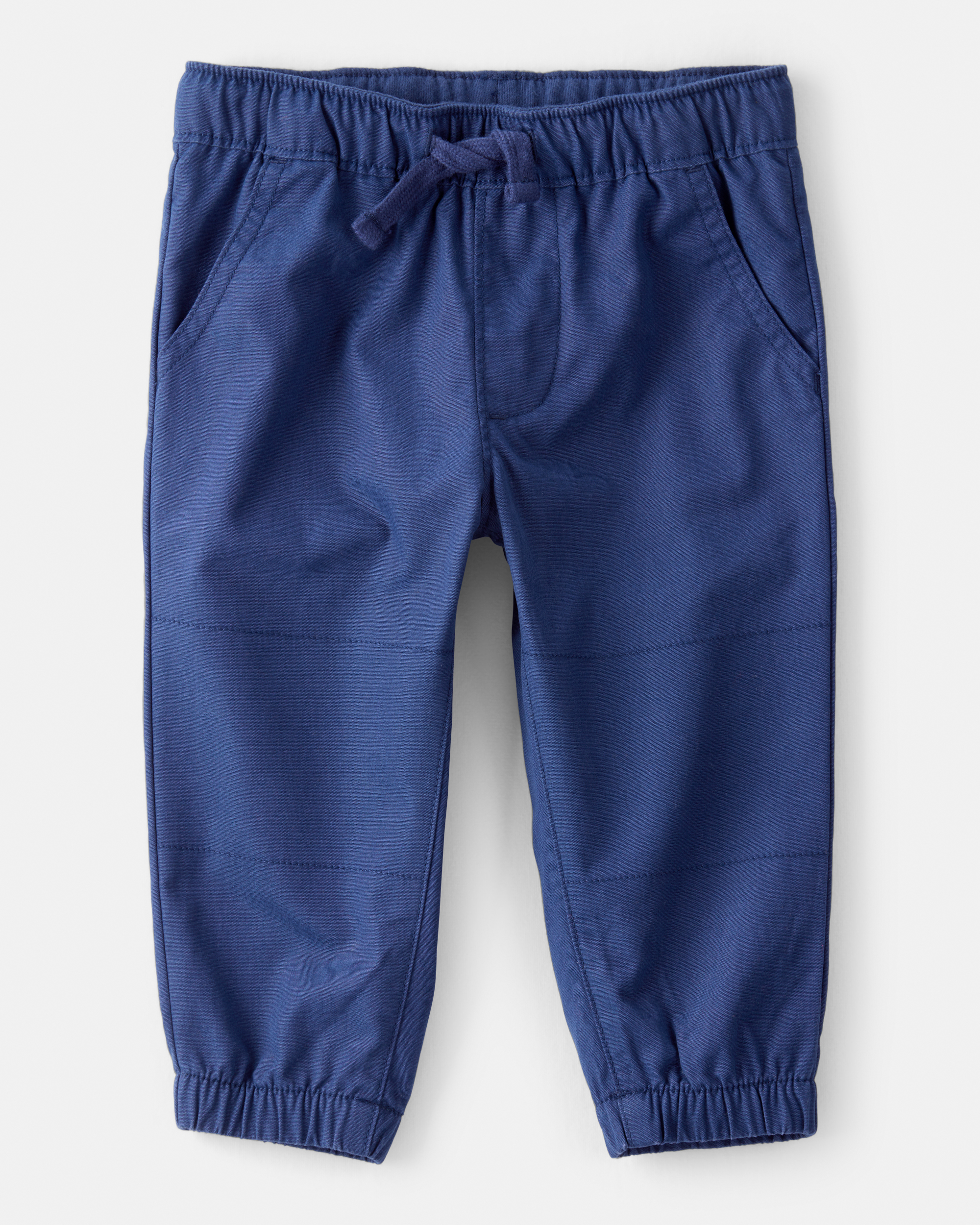 Baby Boy Cotton Pull-On Fashion Pants - Navy