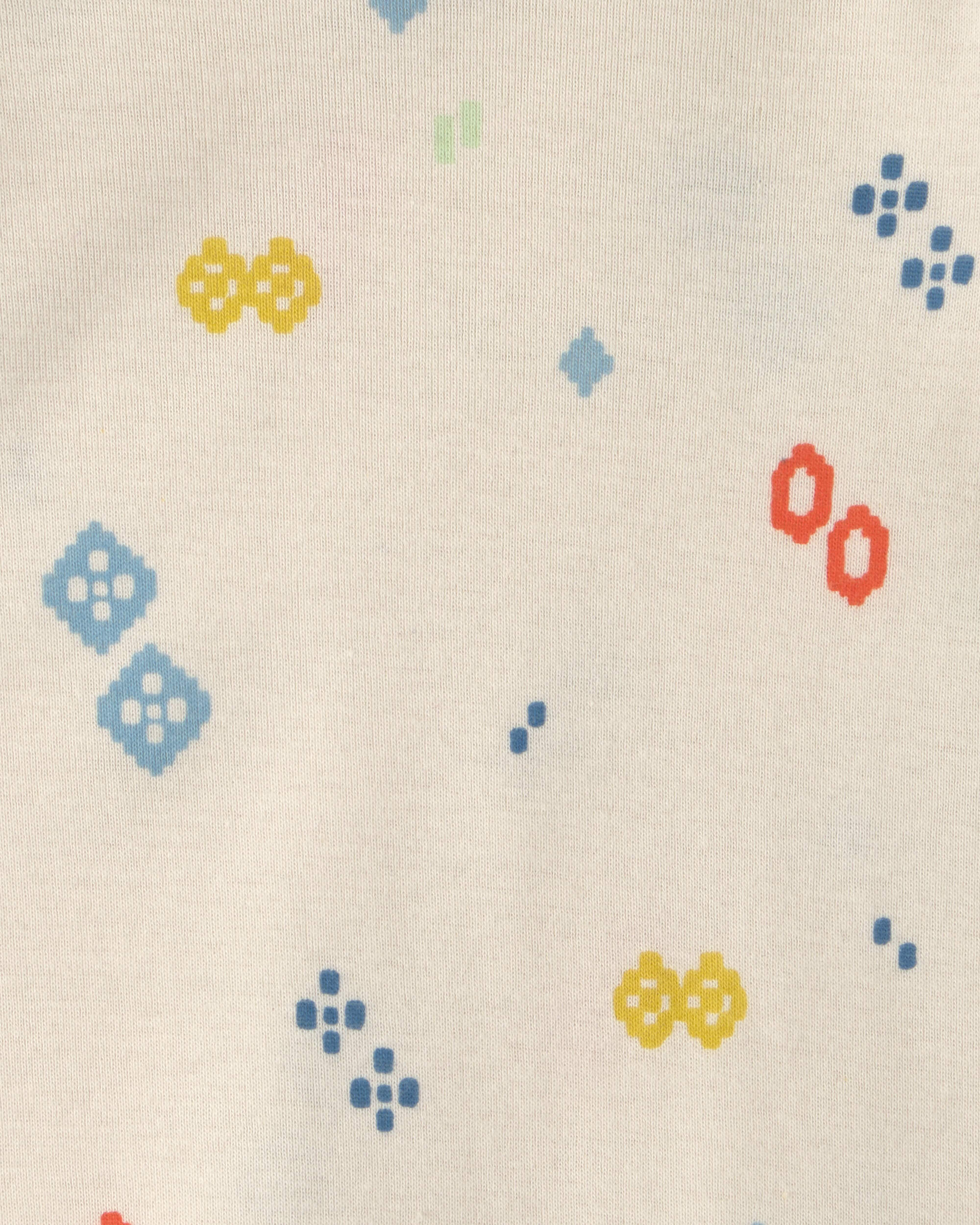 Baby Boy 3-Piece Buffalo Check Fleece Layering Set - Blue/Cream