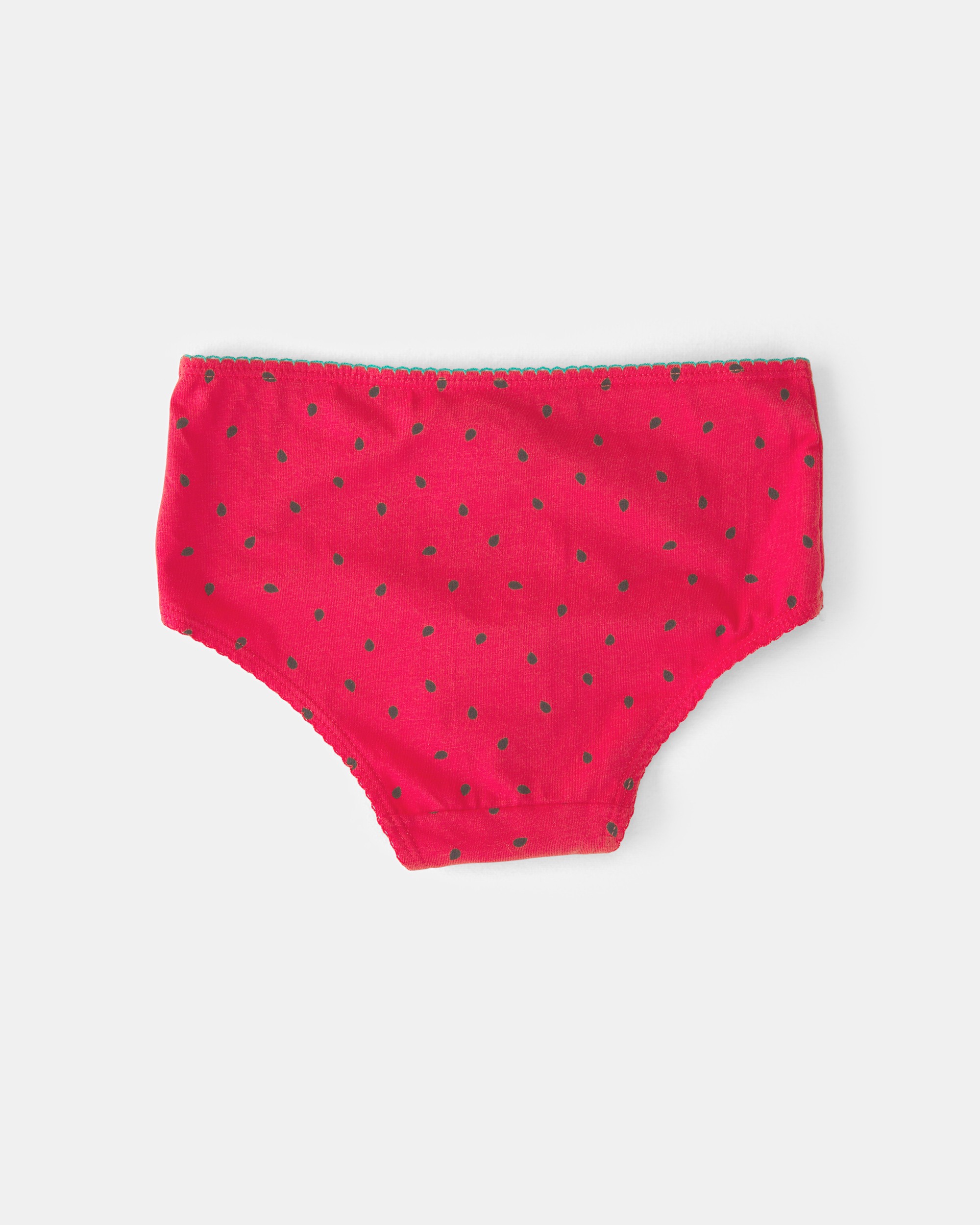 Girls 7-Pack Pink Strawberry Brief Underwear