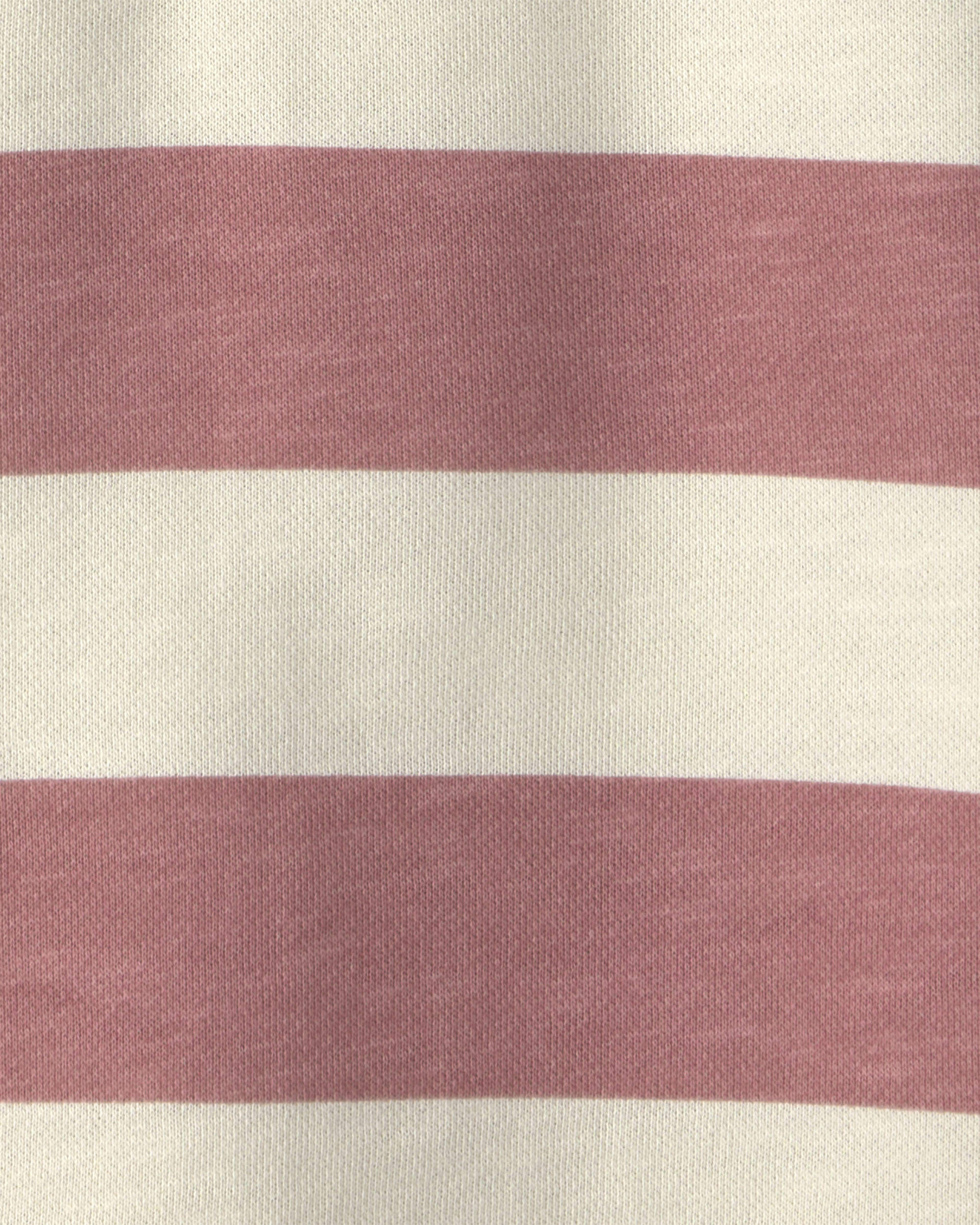 Girls Organic Cotton French Terry Rugby Polo