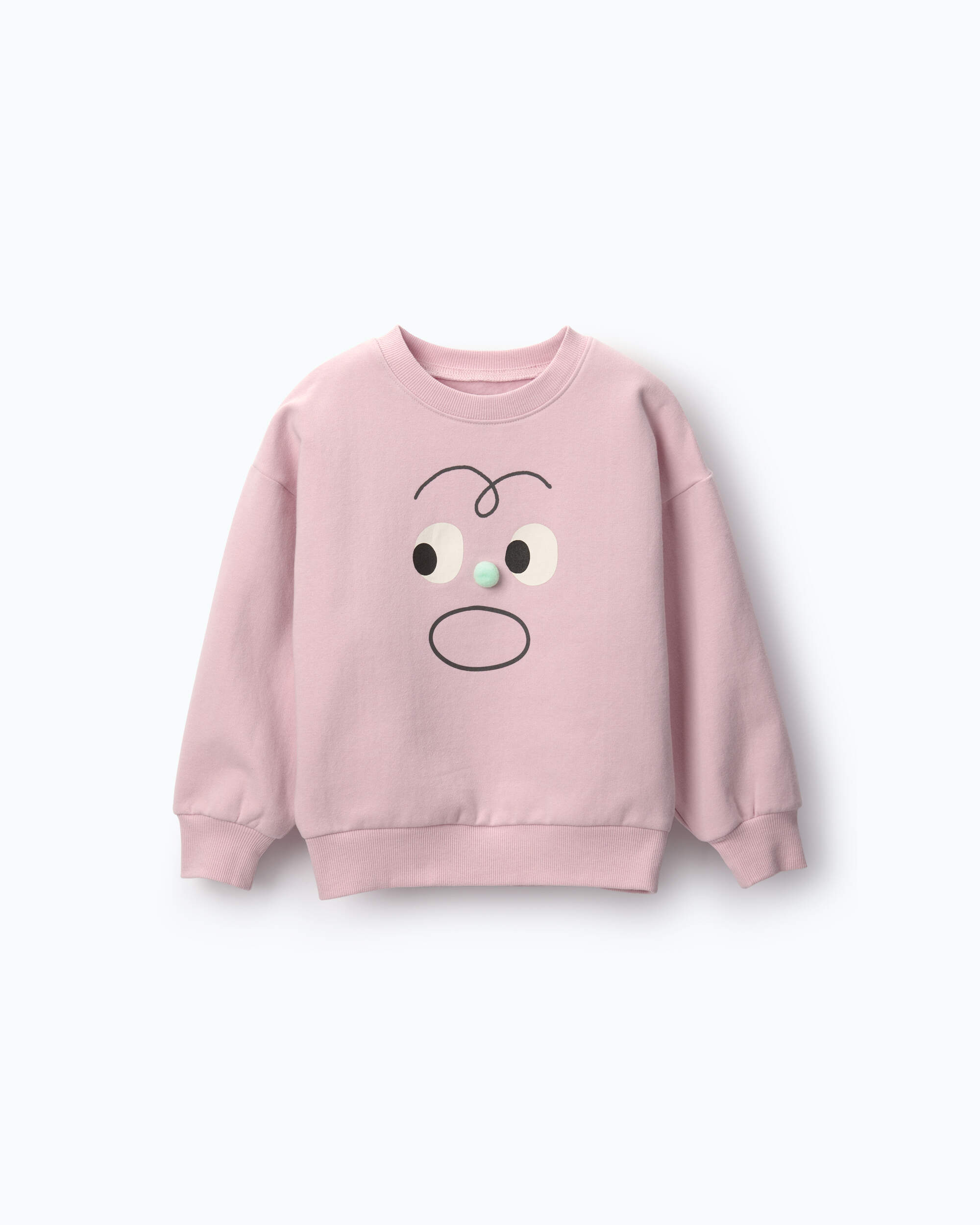 Toddler Emotions Wide-Arm Sweatshirt - Rose