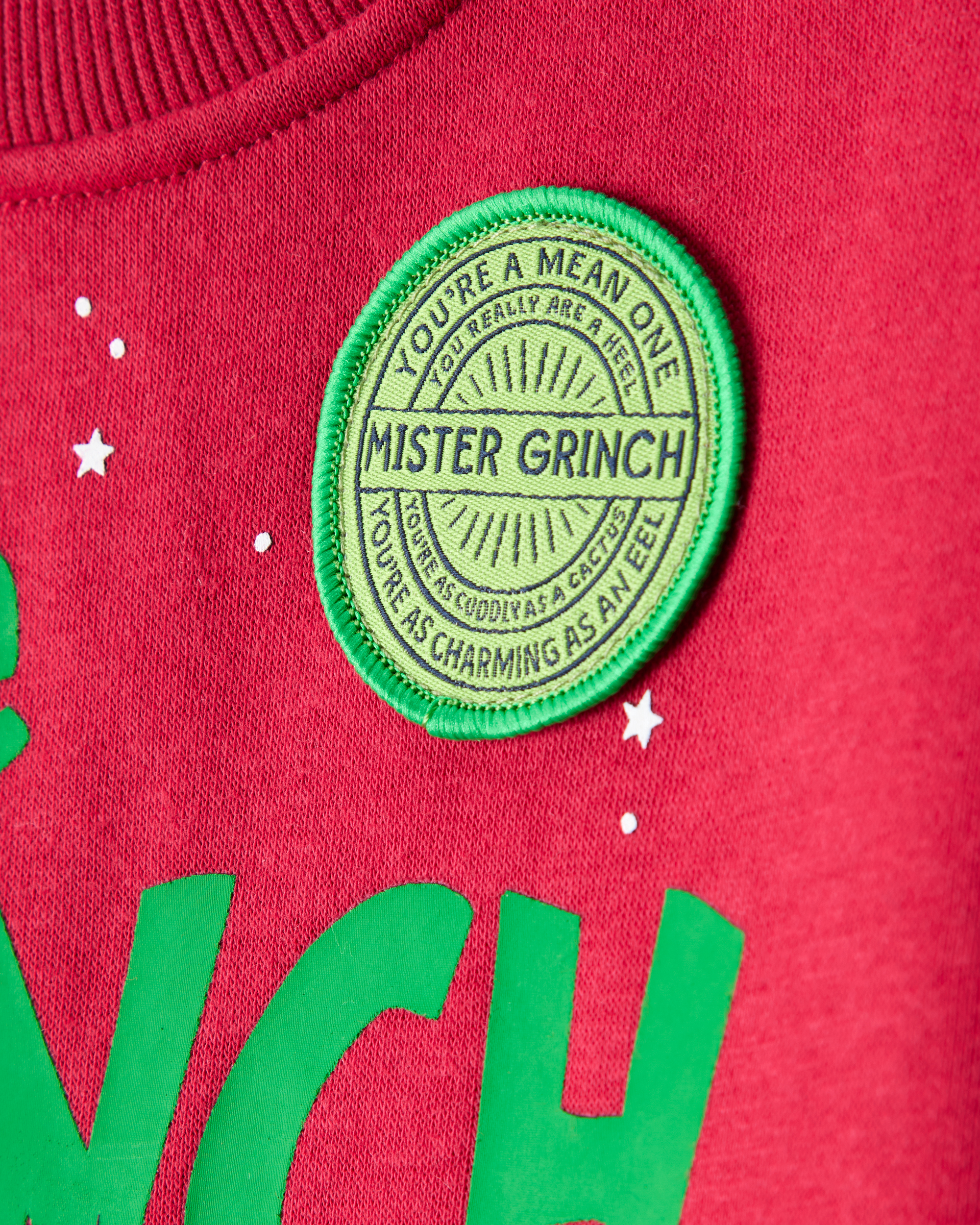 Toddler Christmas Dr. Seuss™ The Grinch Pullover Sweatshirt - Red