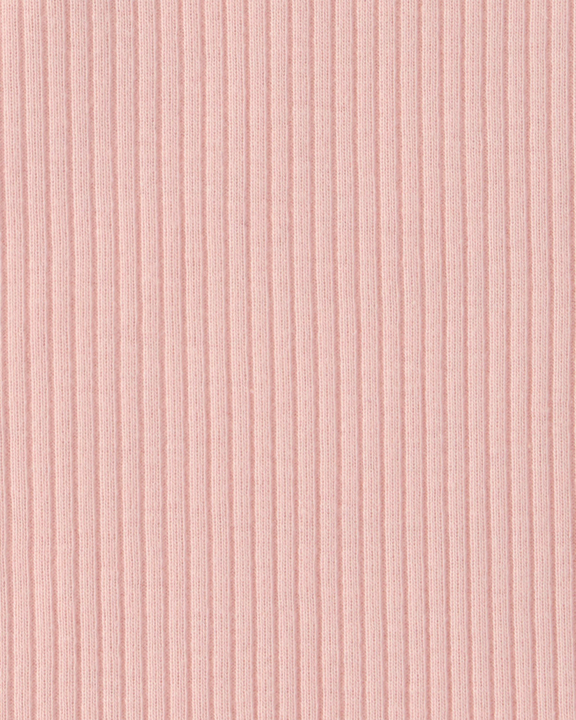 Baby Girl 5-Pack Floral Short-Sleeve Bodysuits - Pink/Ivory