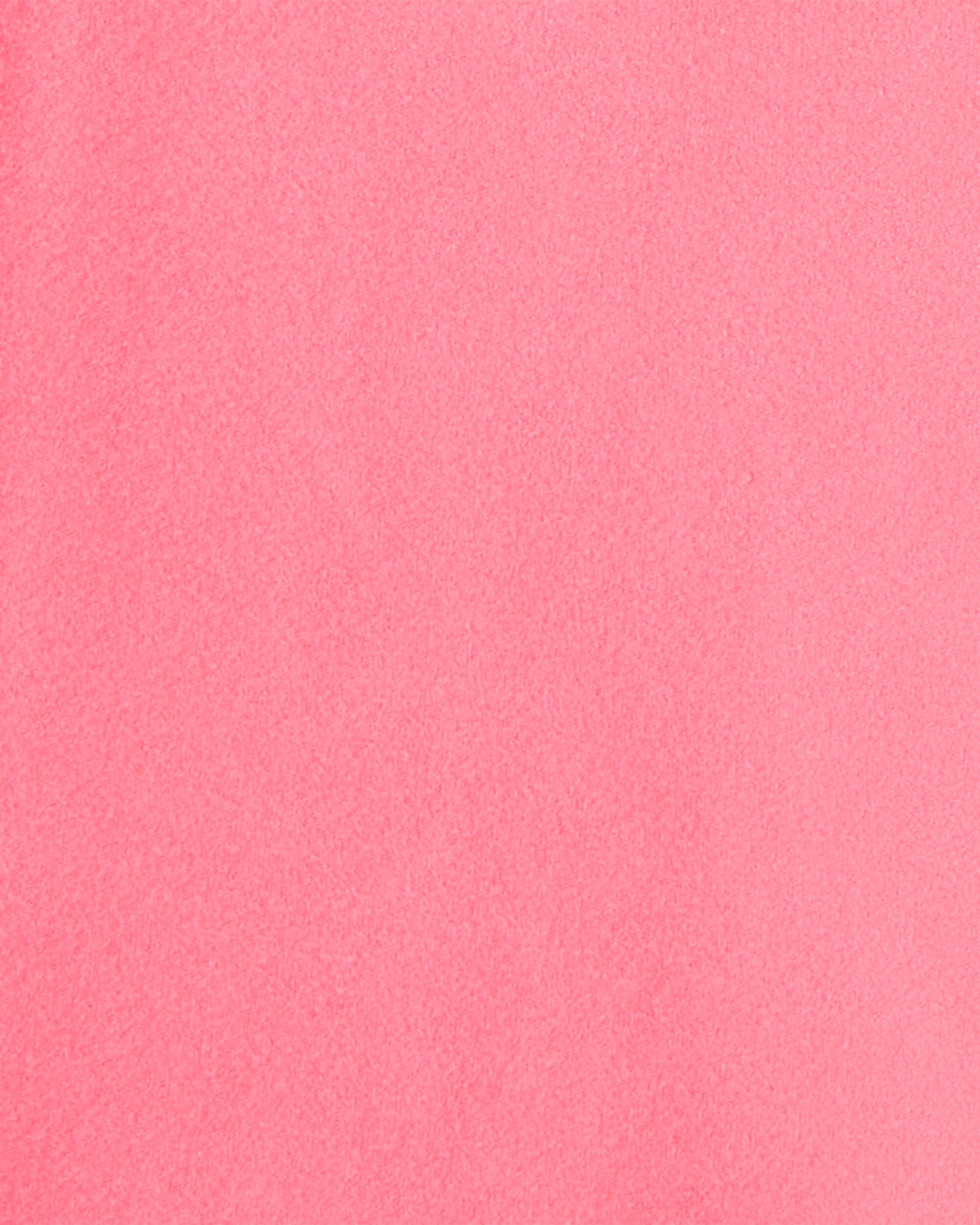 Girls Microfleece Flare Pants - Coral