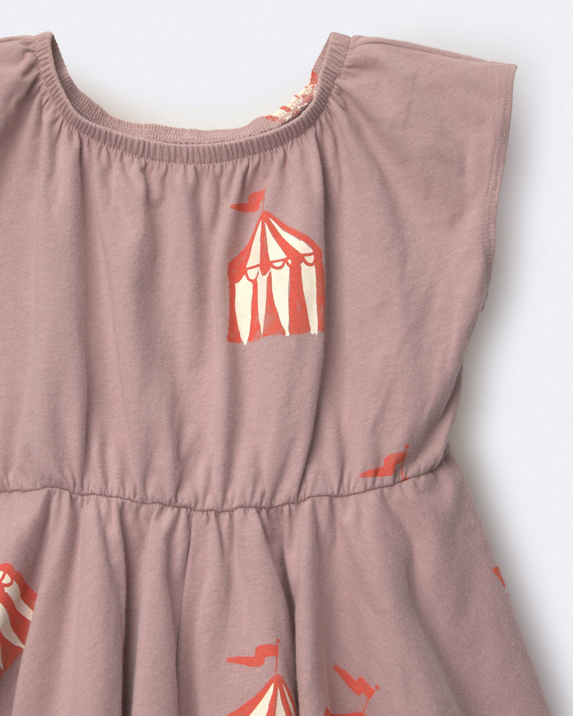 Toddler Girl Avenue Twirl™ Dress Big Top Print - Mauve