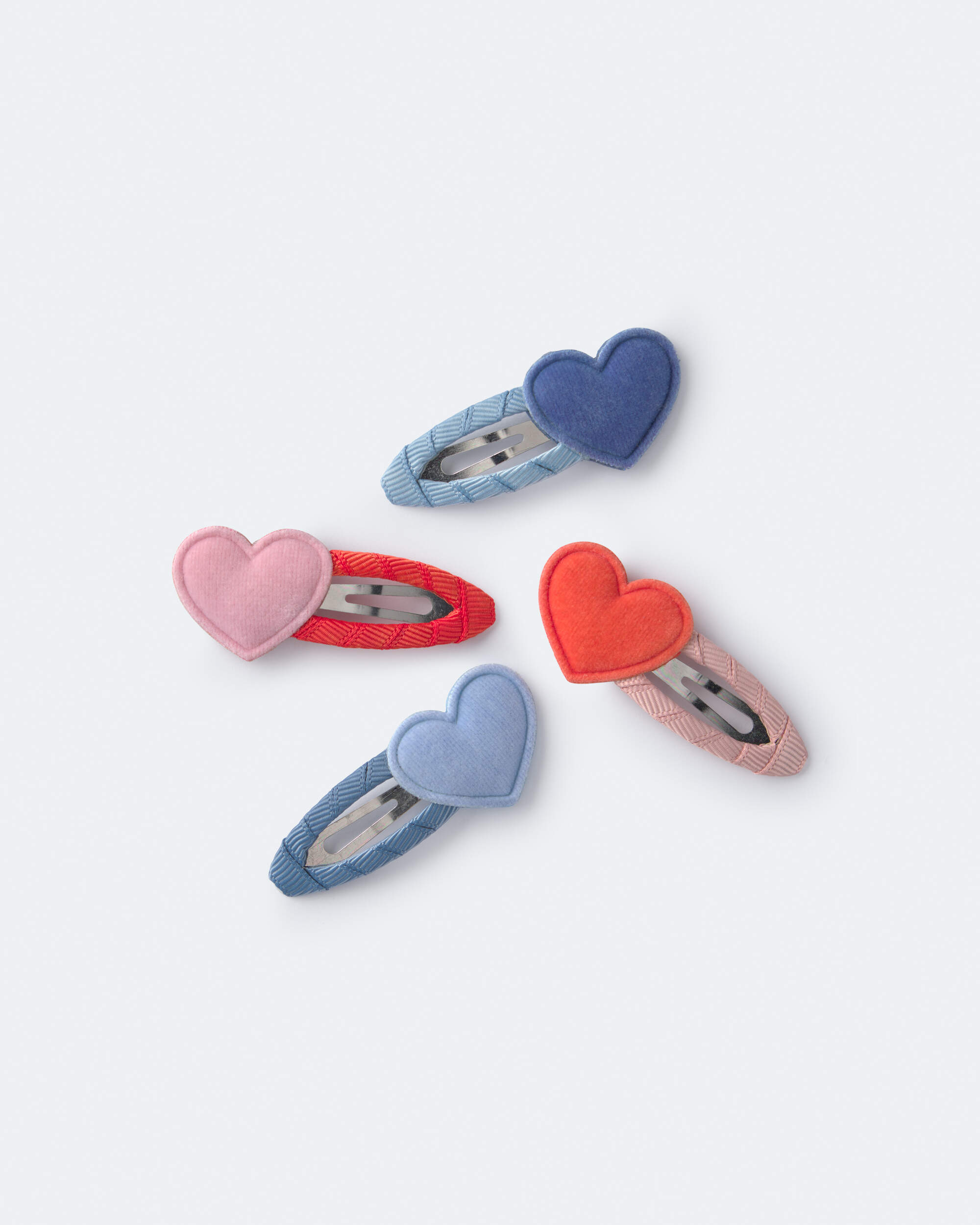Toddler Girl 4-Pack Heart Clips