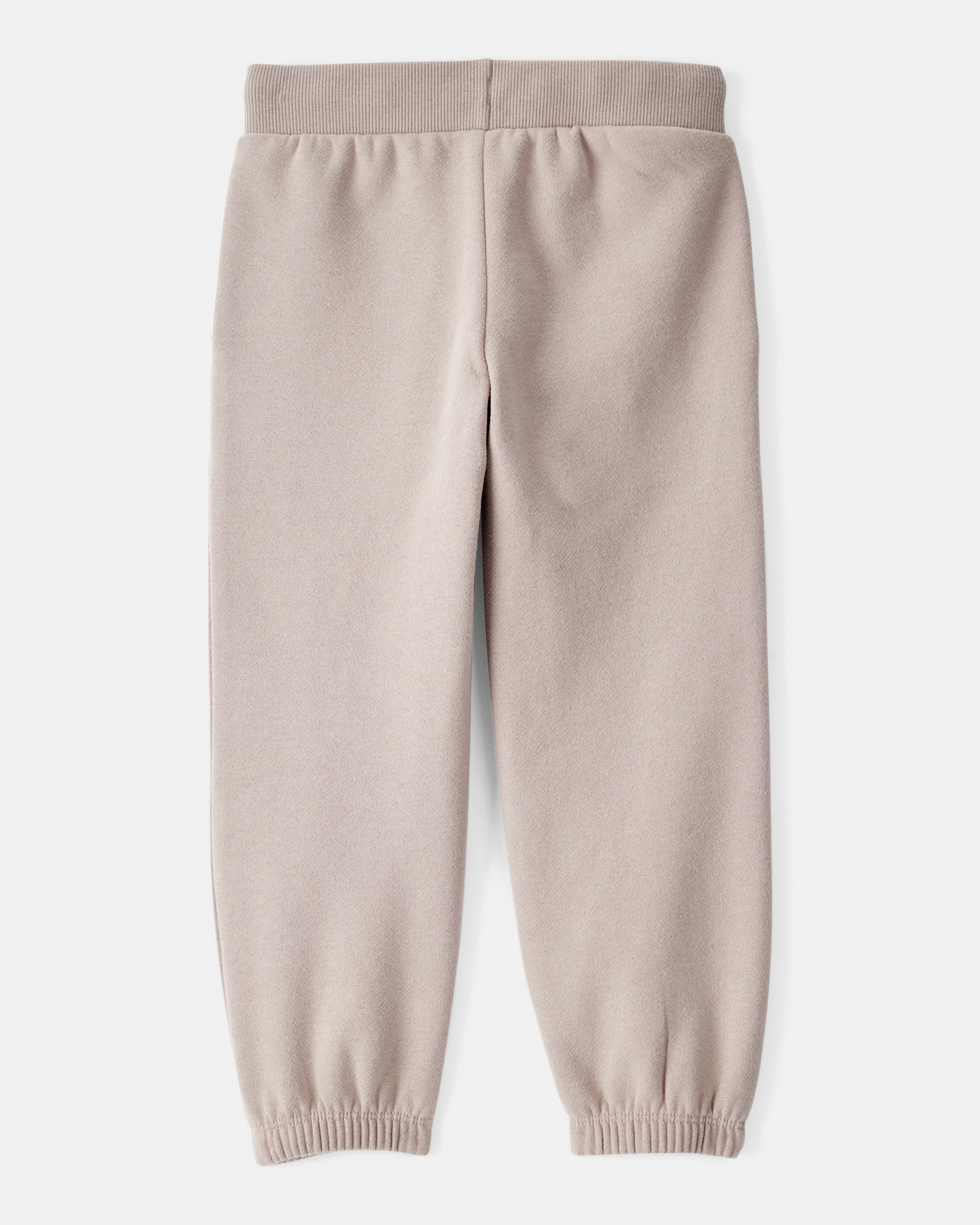 Toddler Girl Cotton Joggers - Brown