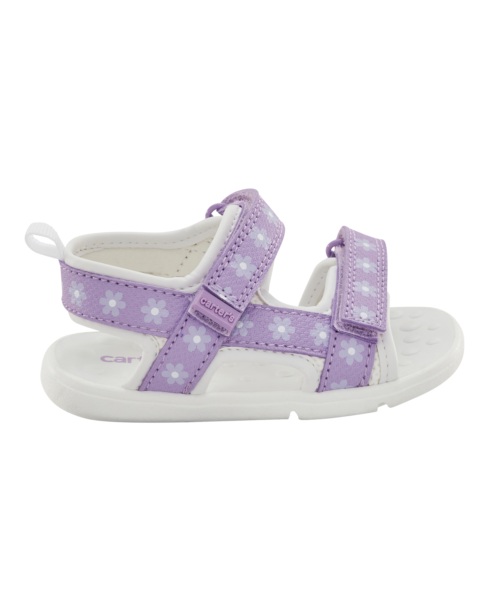 Baby Every Step® First Walker Floral Sandals - Purple/White