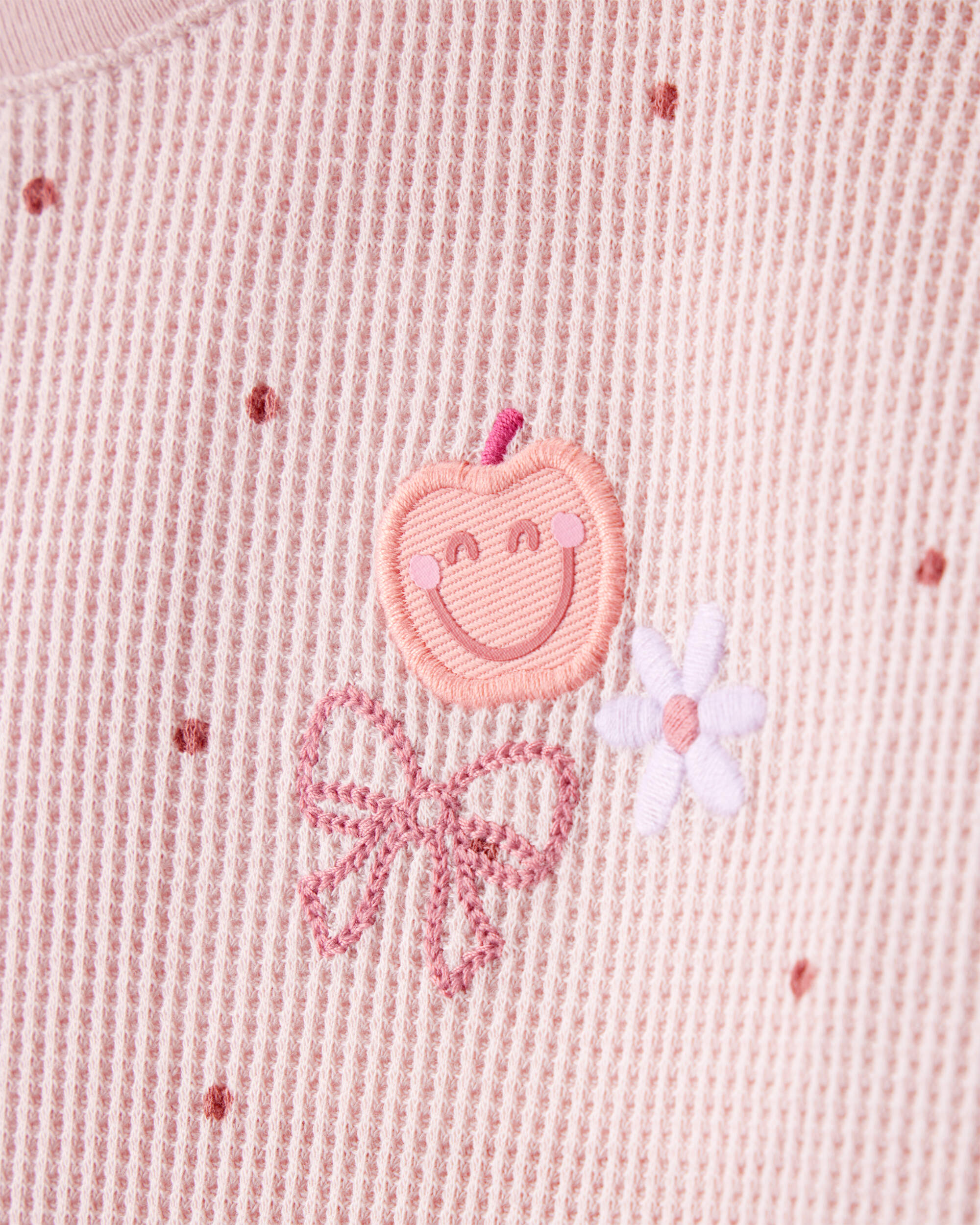 Toddler Girl Polka Dot Short-Sleeve Top - Pink