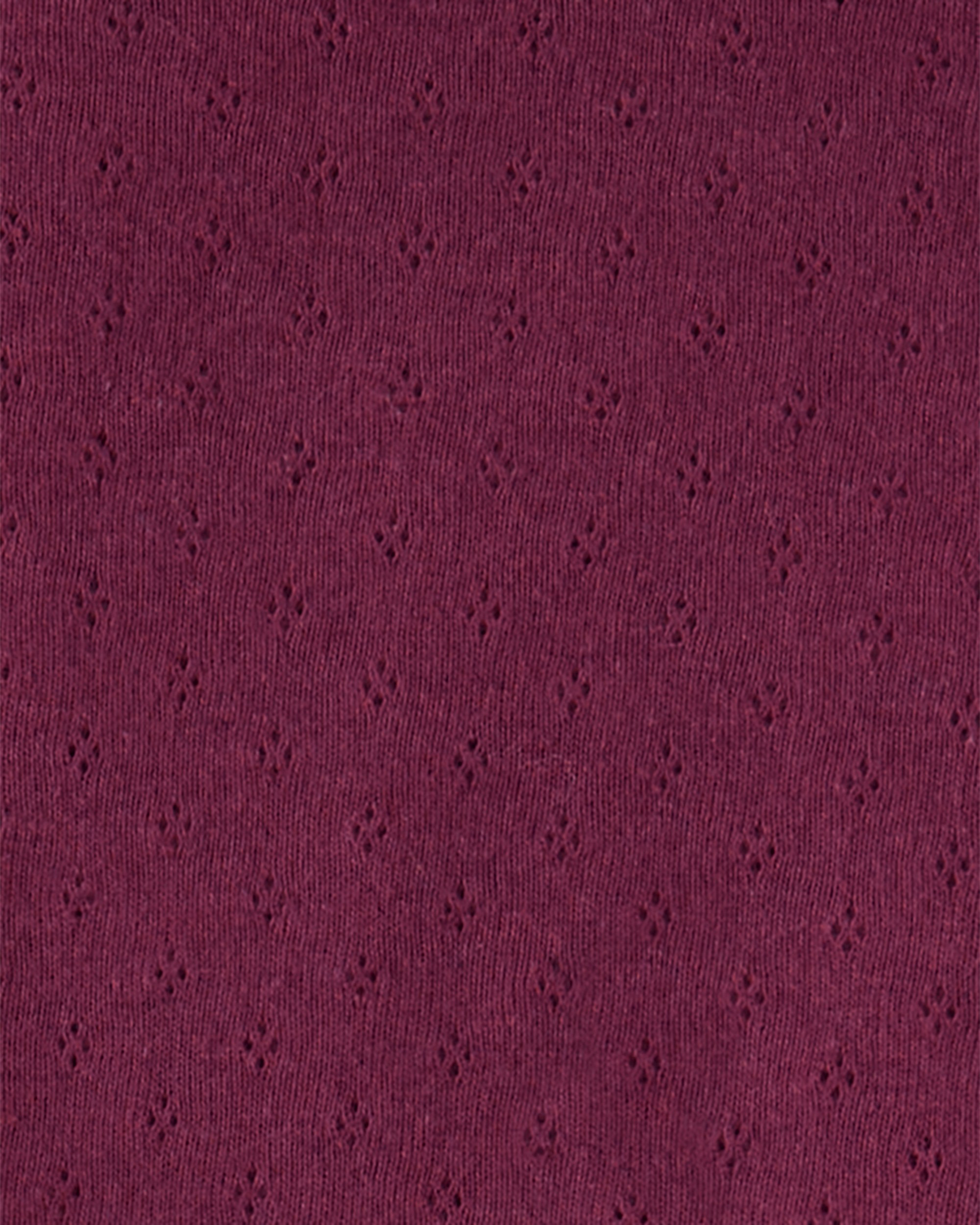 Baby Girl 3-Piece Floral Quilted Jacket Outfit Set - Maroon/Cream