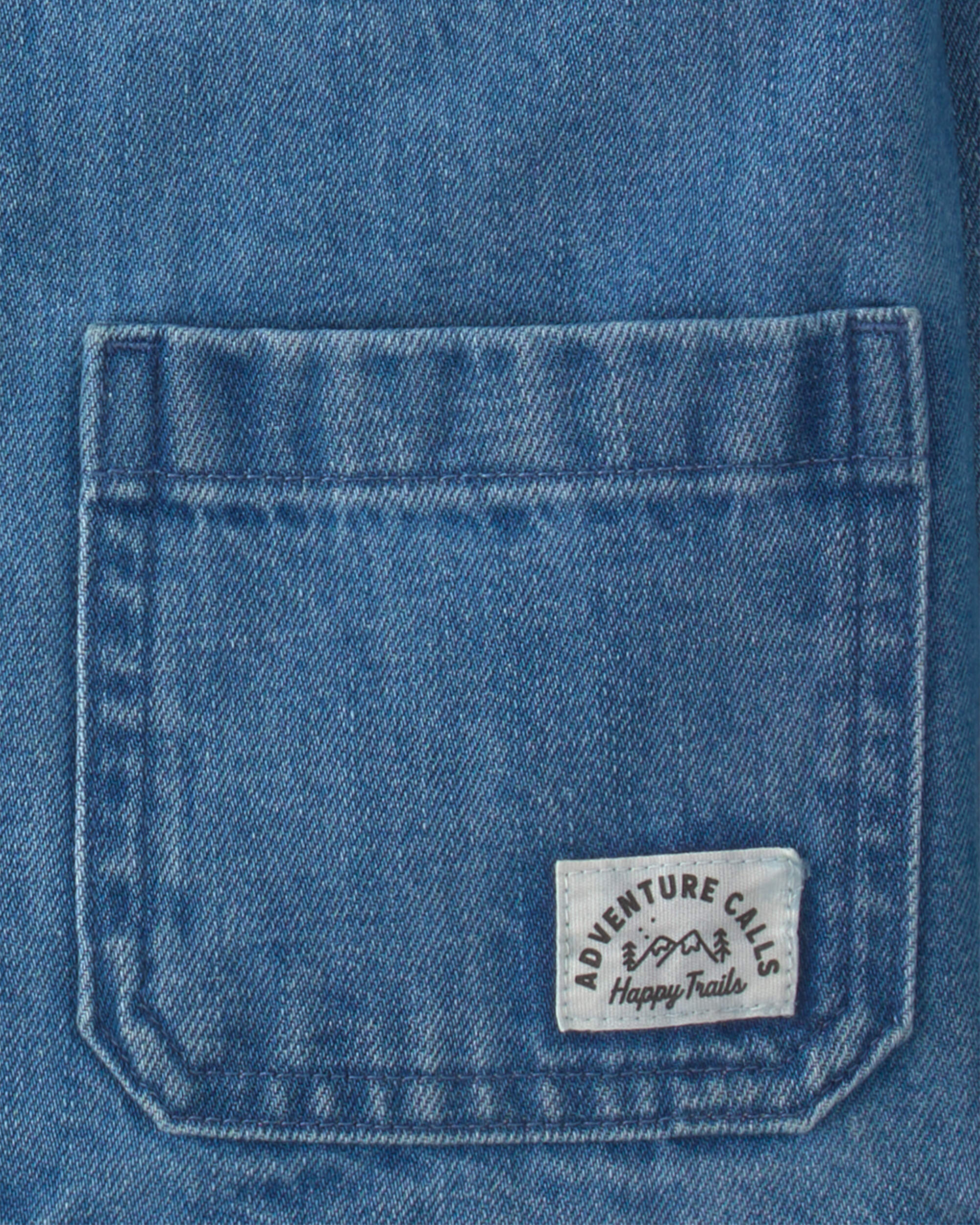 Toddler Organic Cotton Denim Barn Jacket