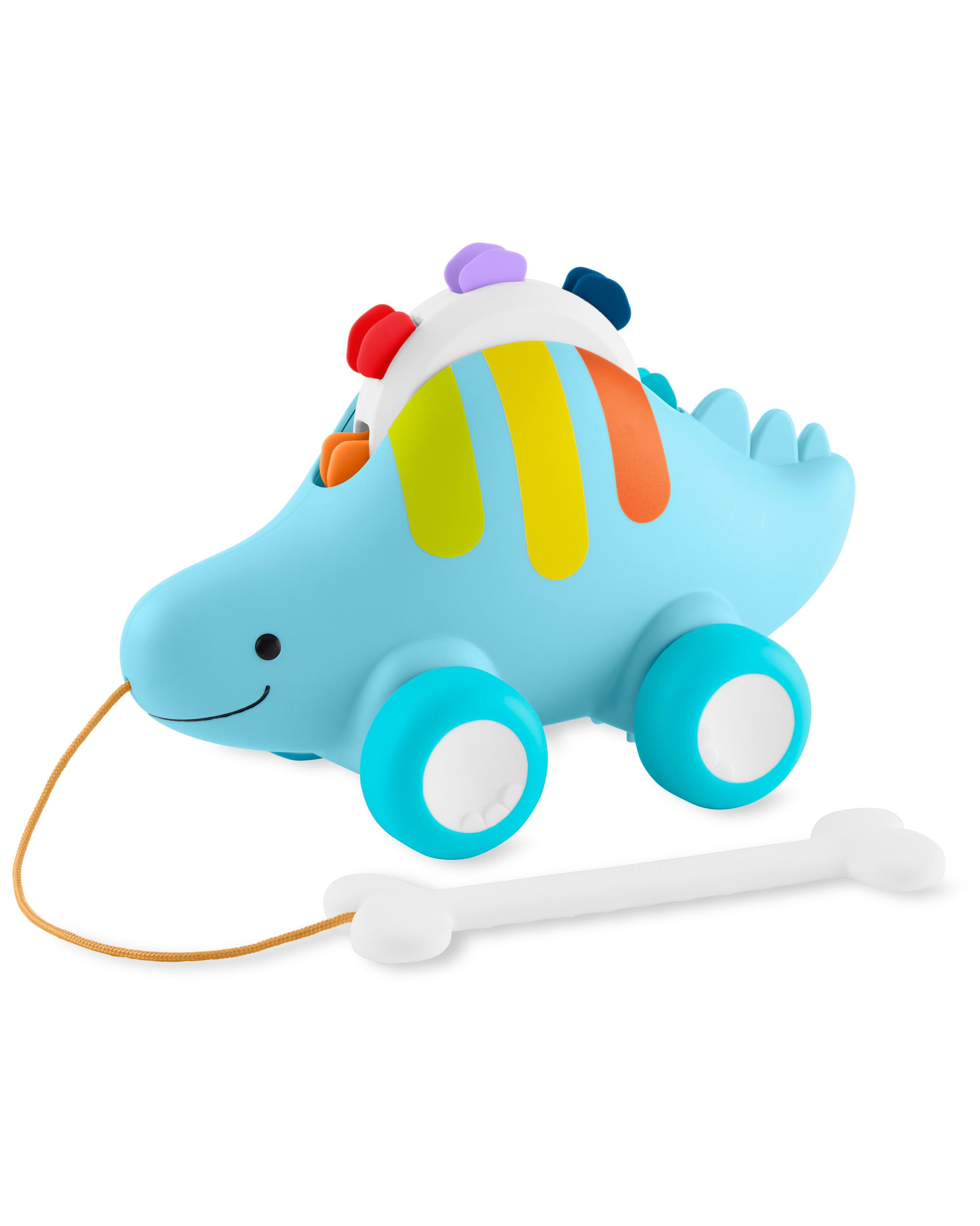 Baby Explore & More Dinosaur 3-in-1 Baby Musical Pull Toy