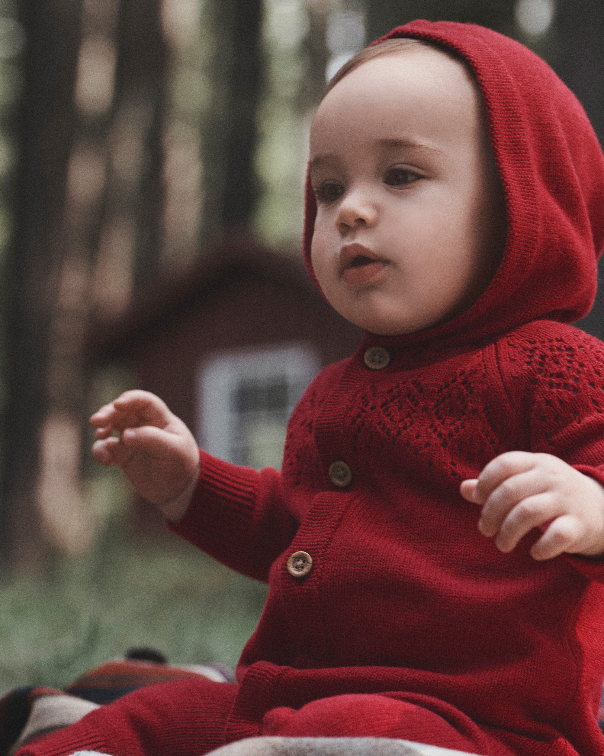 Baby Organic Cotton Sweater Knit Pram